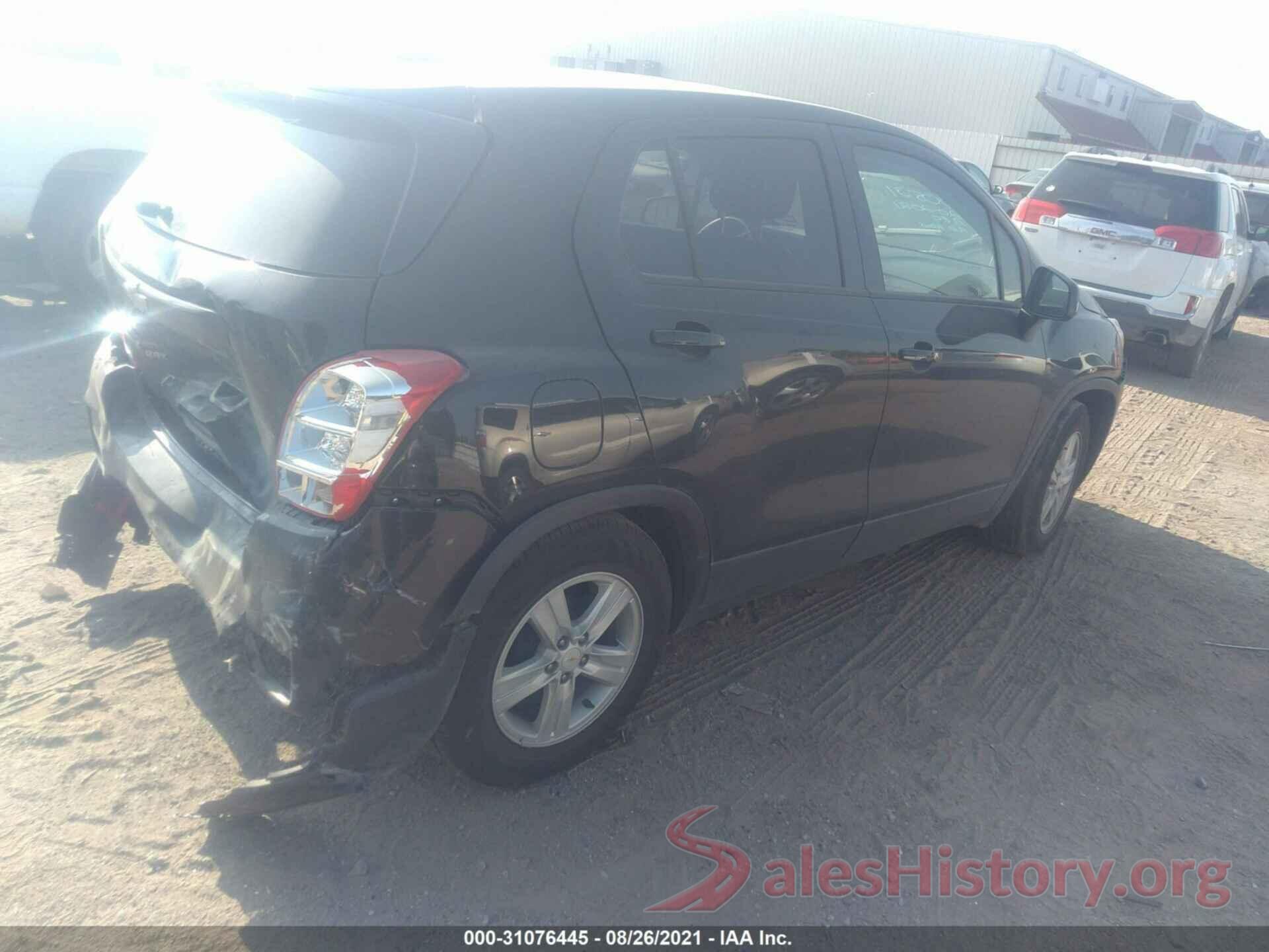 KL7CJKSB0LB066963 2020 CHEVROLET TRAX