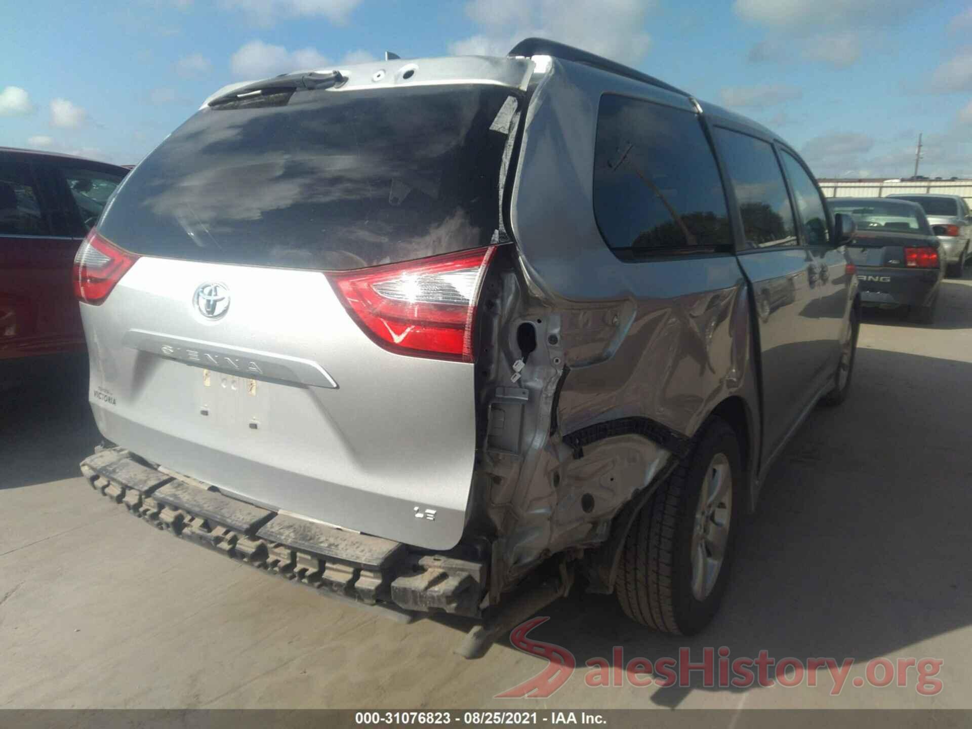 5TDKZ3DCXLS082194 2020 TOYOTA SIENNA