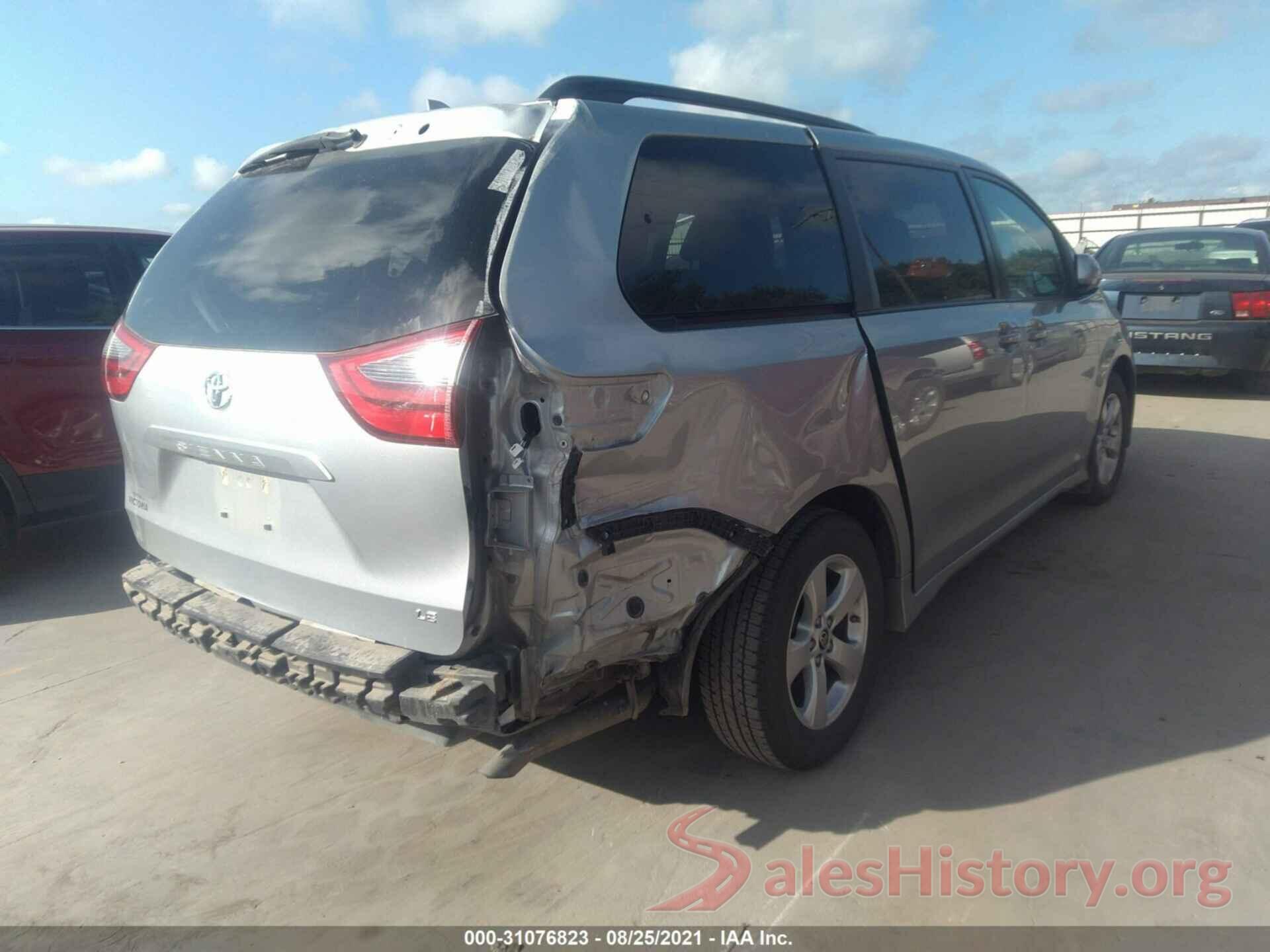 5TDKZ3DCXLS082194 2020 TOYOTA SIENNA