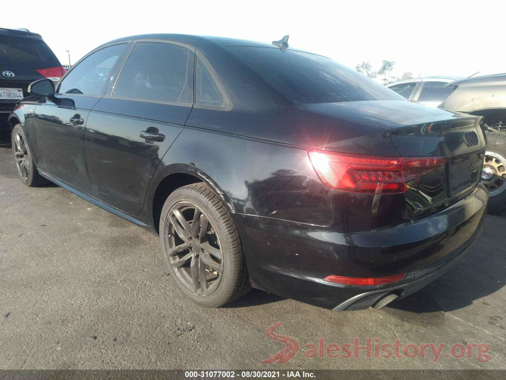 WAUKMAF44HN043958 2017 AUDI A4