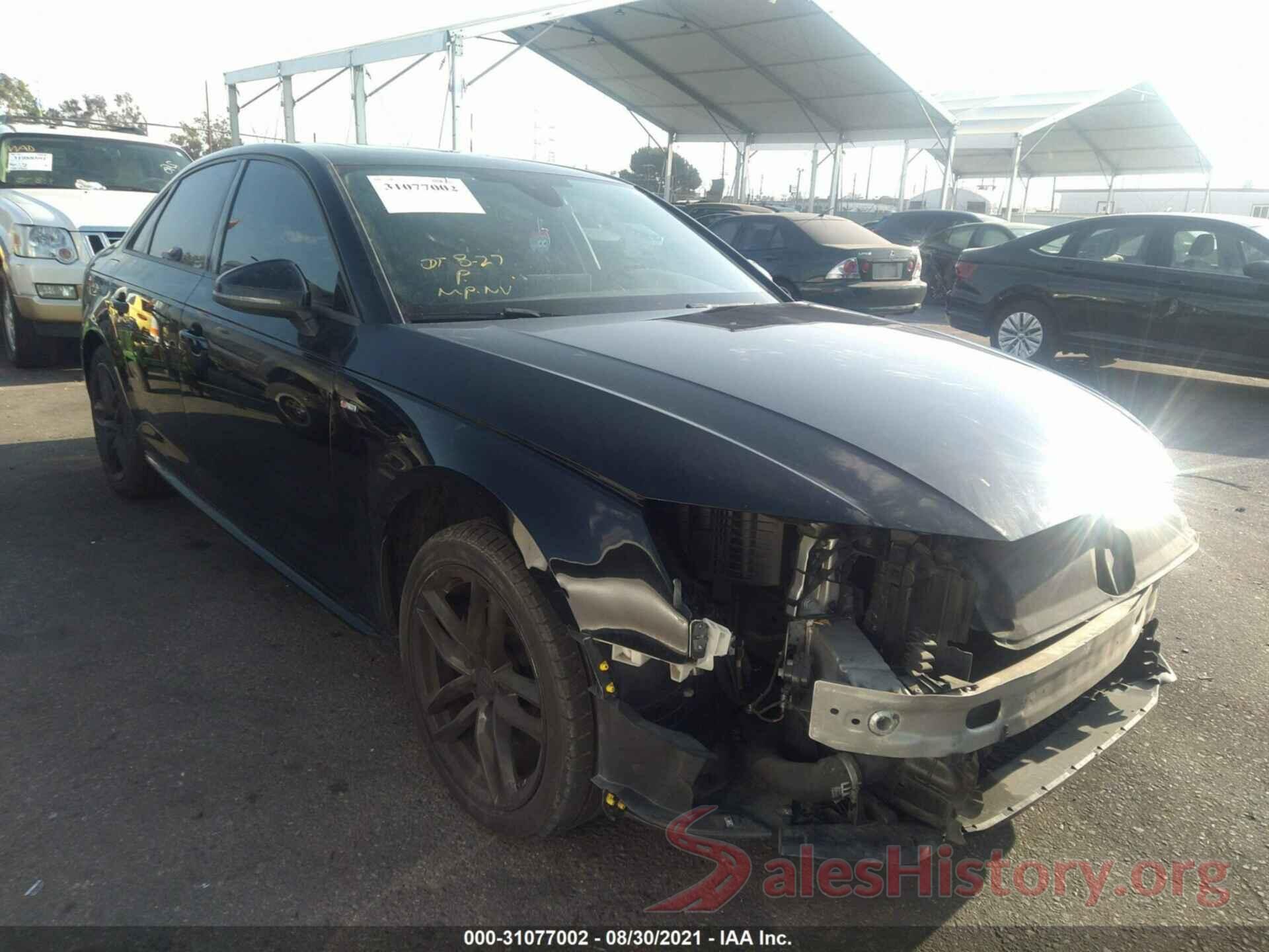 WAUKMAF44HN043958 2017 AUDI A4