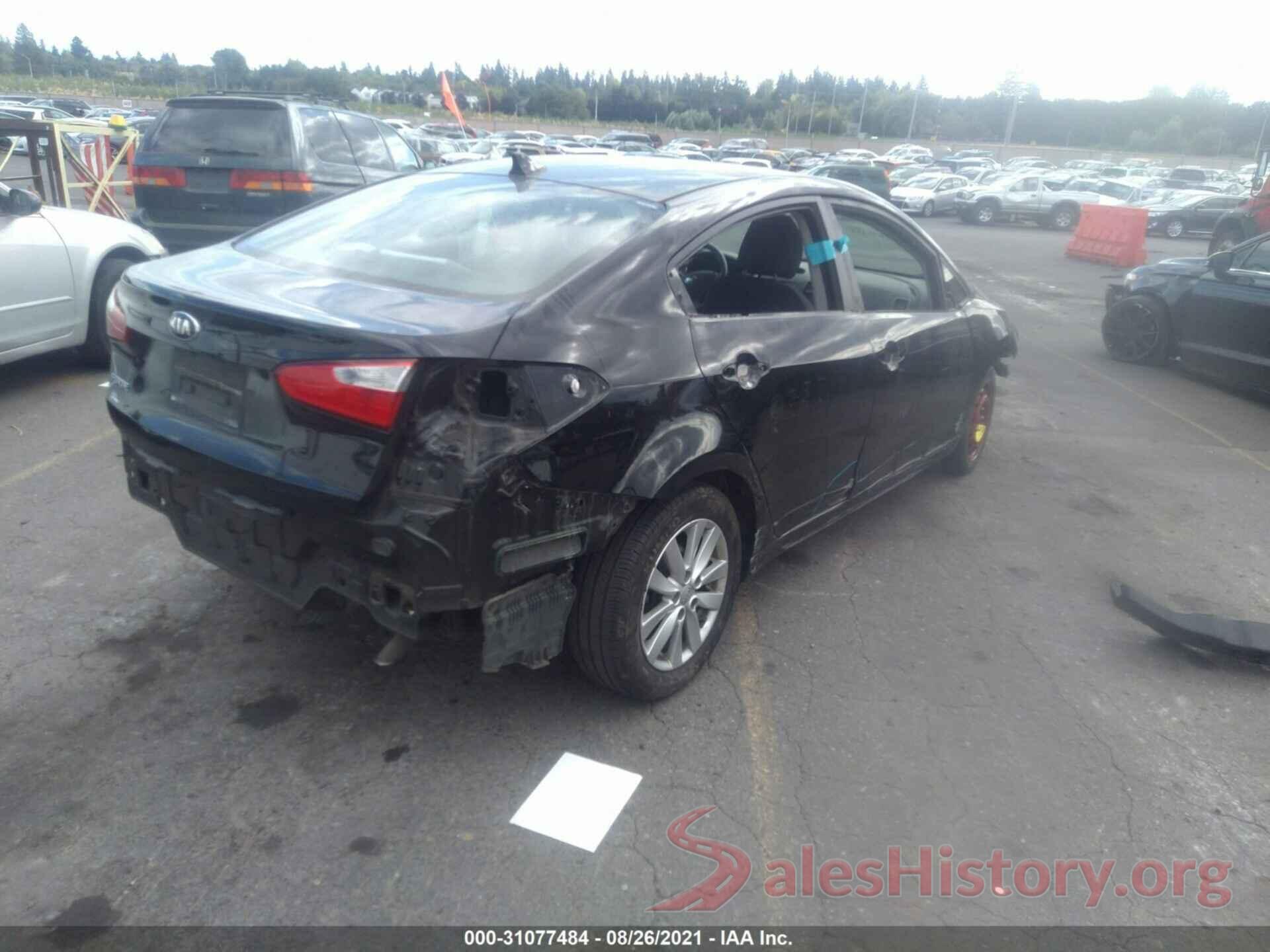 KNAFX4A67G5604140 2016 KIA FORTE