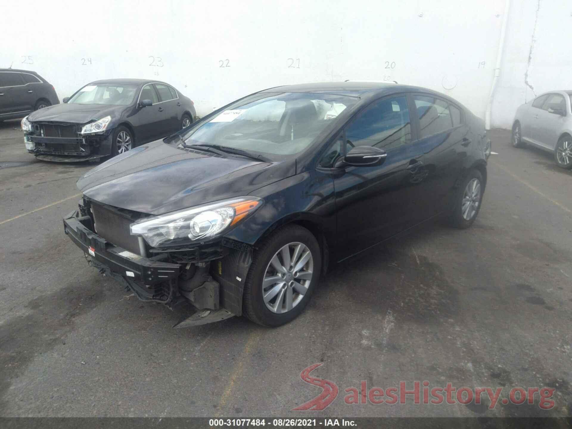 KNAFX4A67G5604140 2016 KIA FORTE