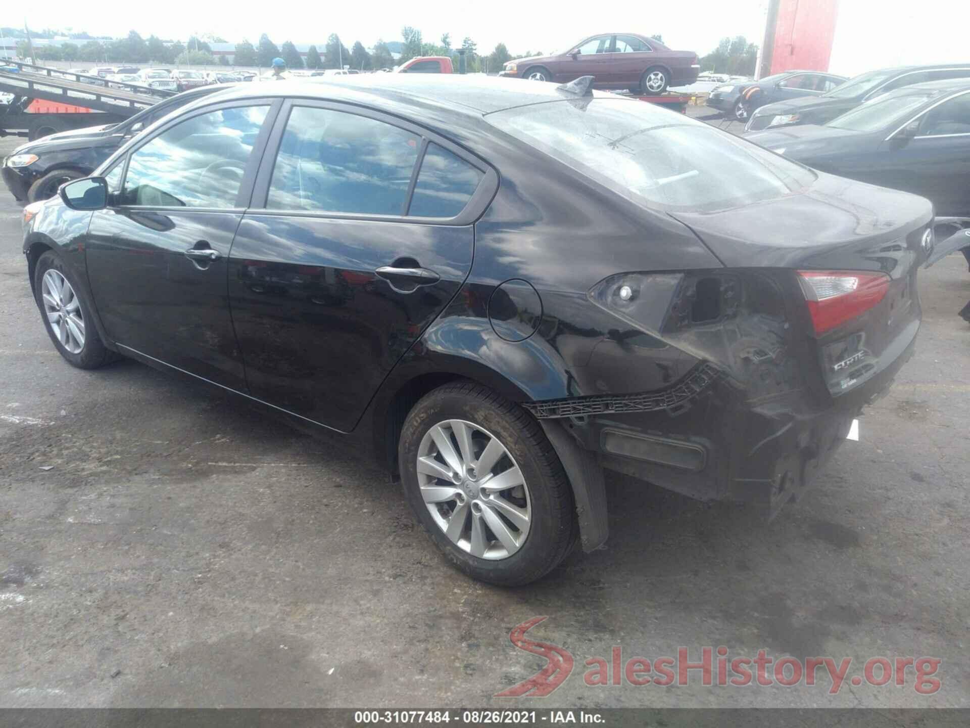 KNAFX4A67G5604140 2016 KIA FORTE