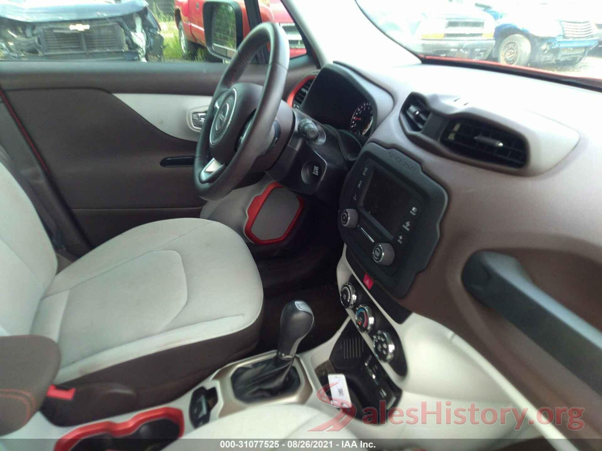 ZACCJABT1GPC58426 2016 JEEP RENEGADE