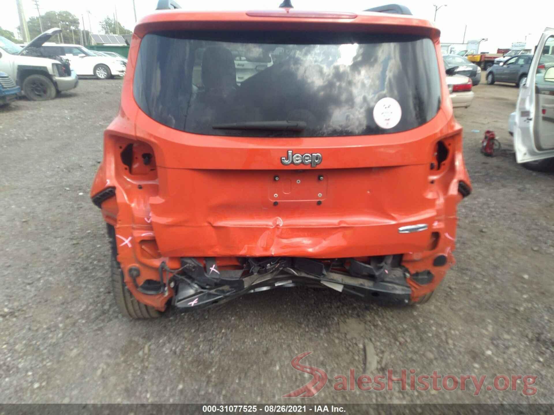 ZACCJABT1GPC58426 2016 JEEP RENEGADE