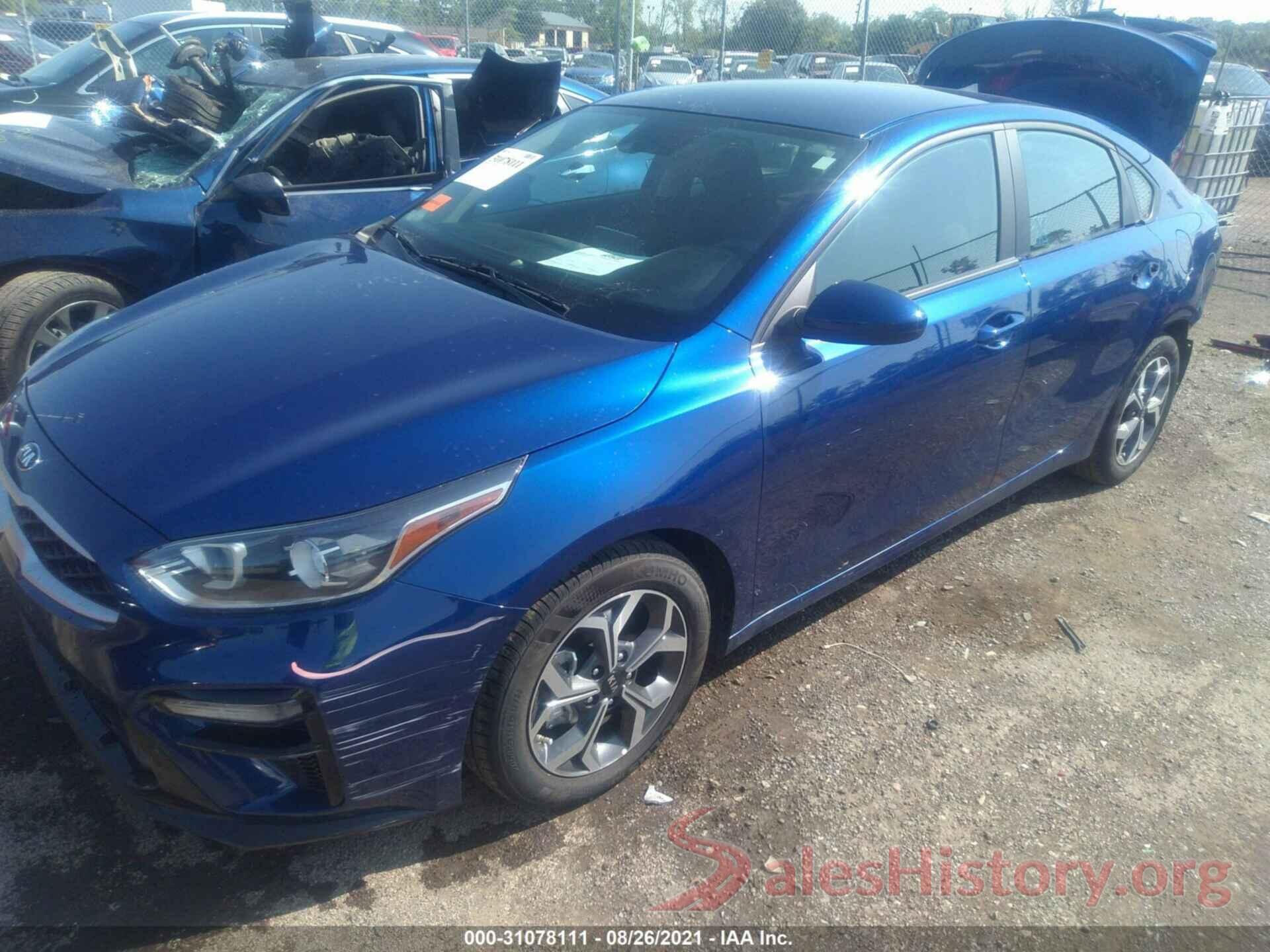 3KPF24AD6LE233793 2020 KIA FORTE