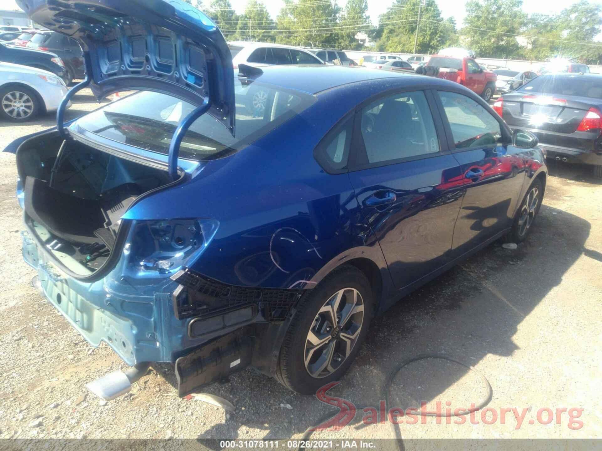 3KPF24AD6LE233793 2020 KIA FORTE