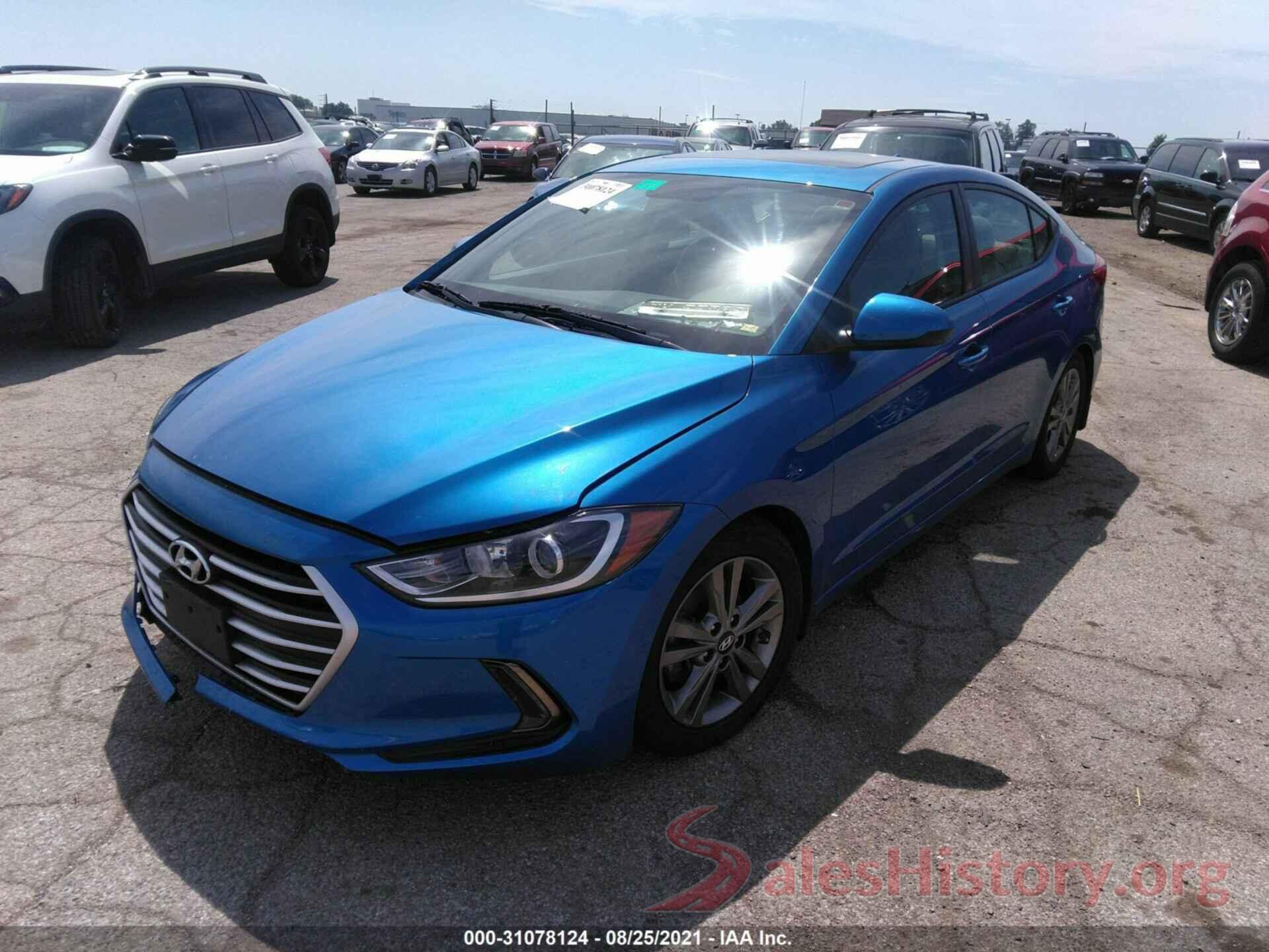 5NPD84LF8JH322326 2018 HYUNDAI ELANTRA