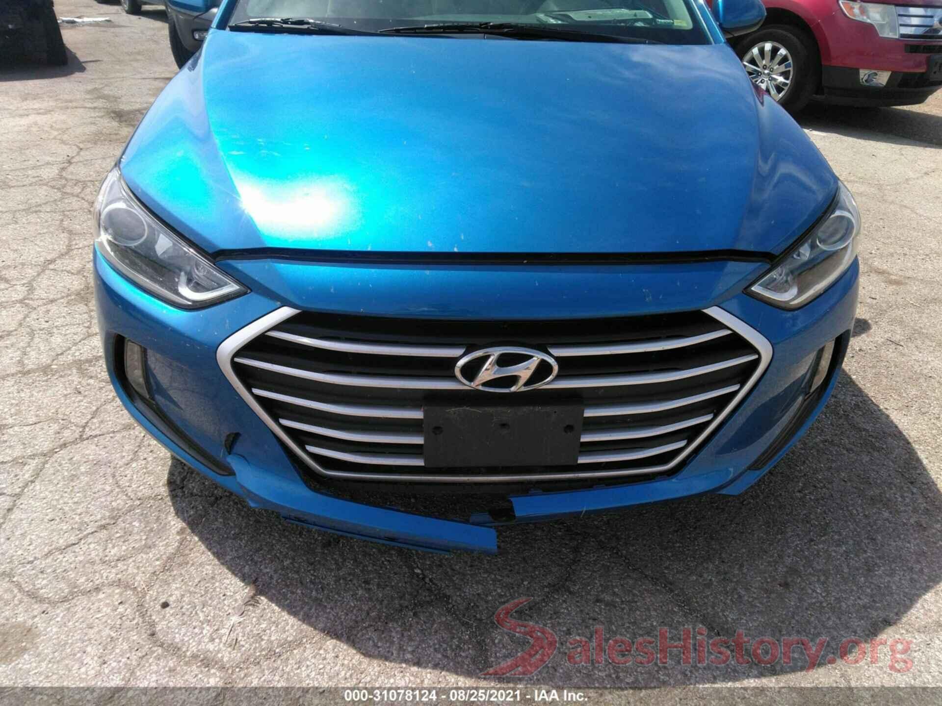 5NPD84LF8JH322326 2018 HYUNDAI ELANTRA