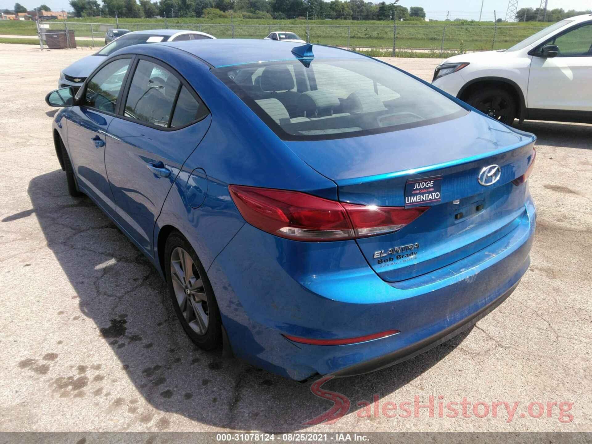 5NPD84LF8JH322326 2018 HYUNDAI ELANTRA