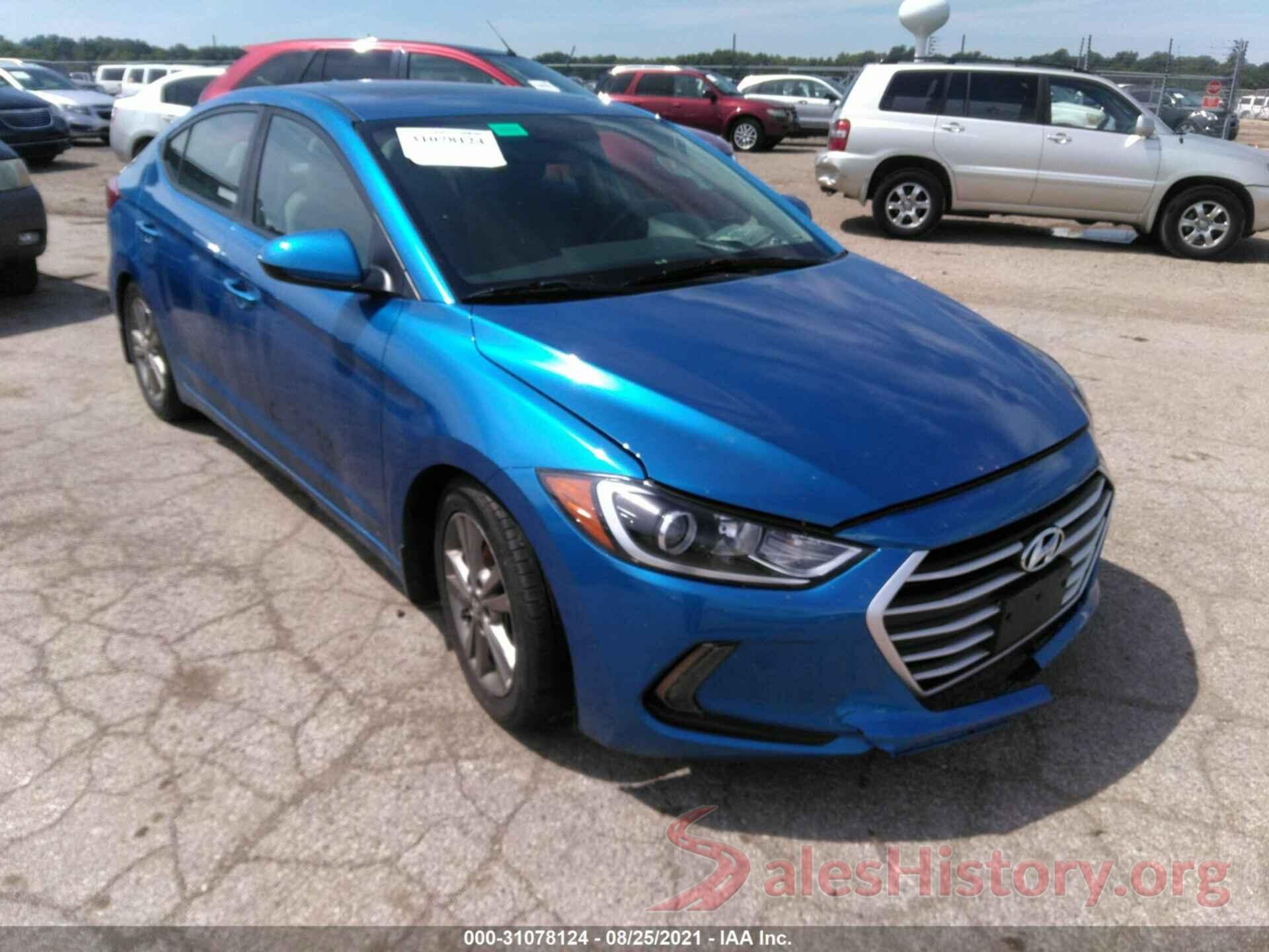 5NPD84LF8JH322326 2018 HYUNDAI ELANTRA