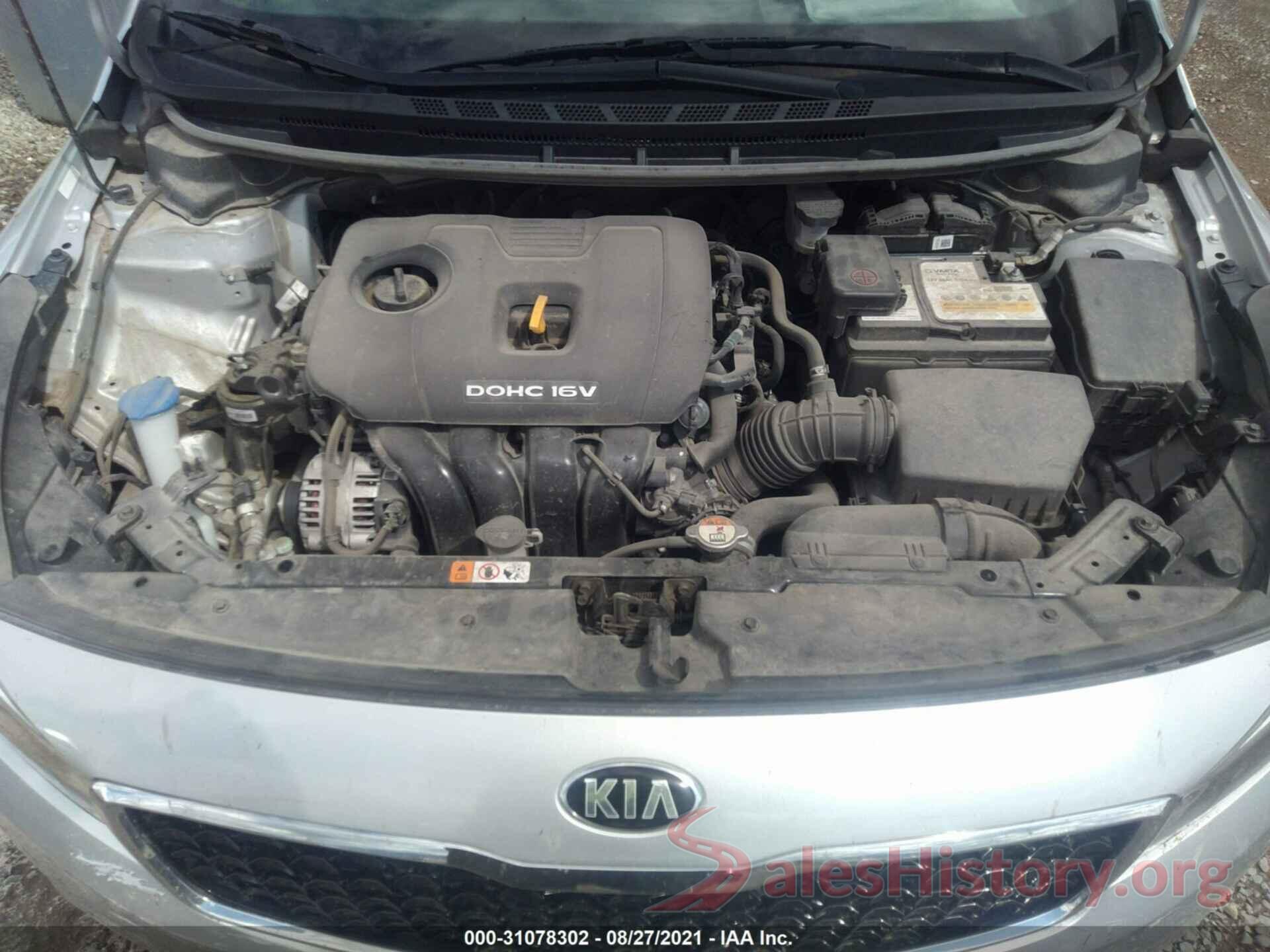 3KPFL4A78JE167297 2018 KIA FORTE