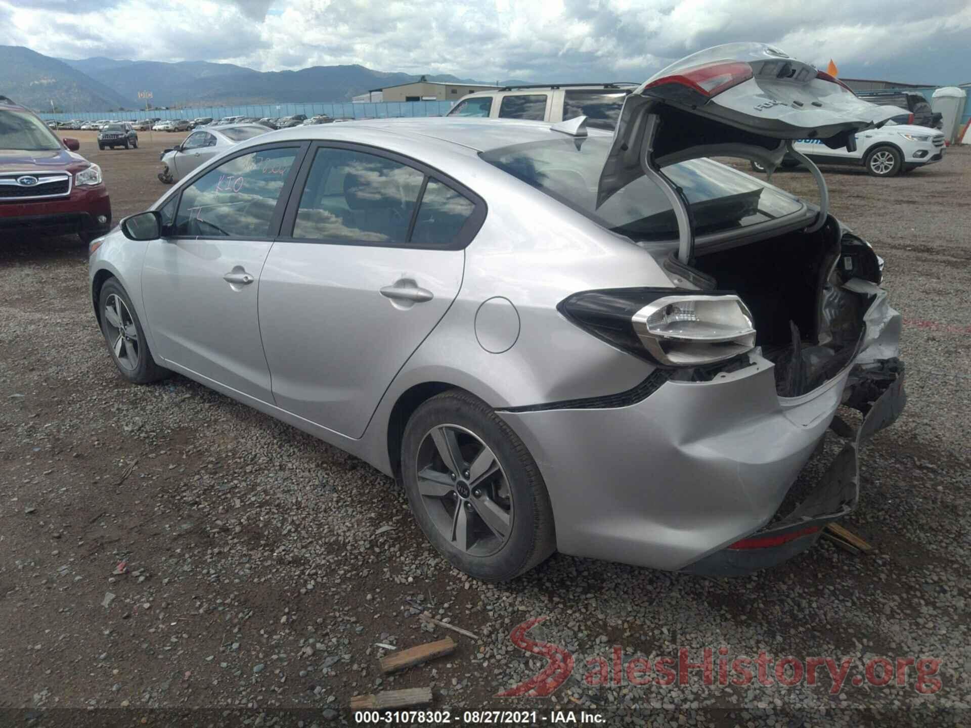 3KPFL4A78JE167297 2018 KIA FORTE