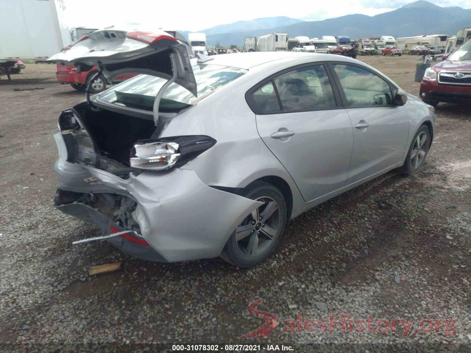 3KPFL4A78JE167297 2018 KIA FORTE