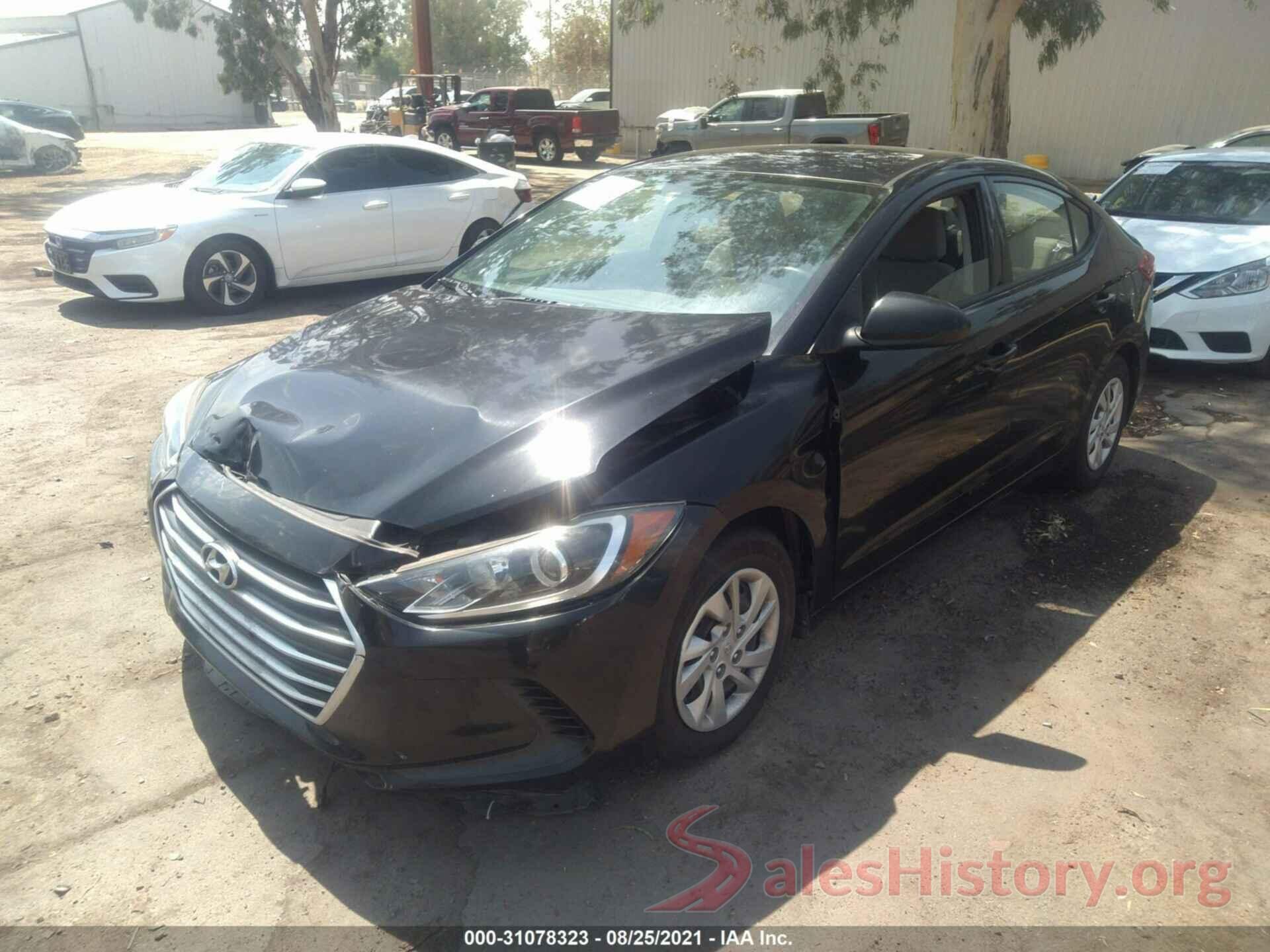 5NPD74LF3HH153488 2017 HYUNDAI ELANTRA