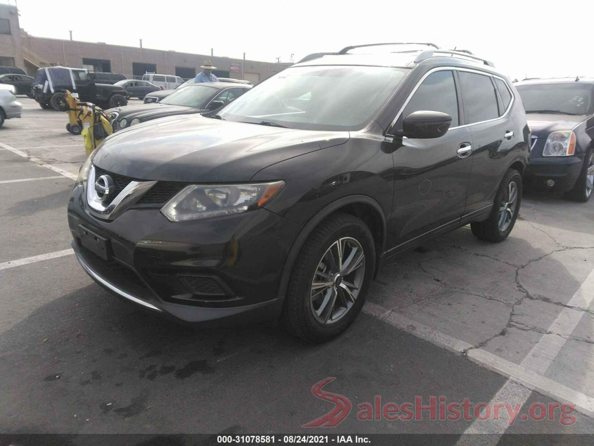 5N1AT2MN4GC778237 2016 NISSAN ROGUE