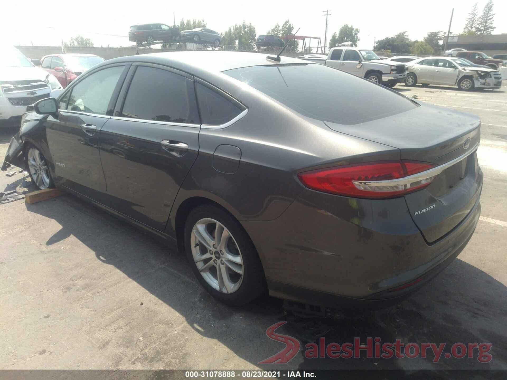 3FA6P0LU3JR120029 2018 FORD FUSION HYBRID