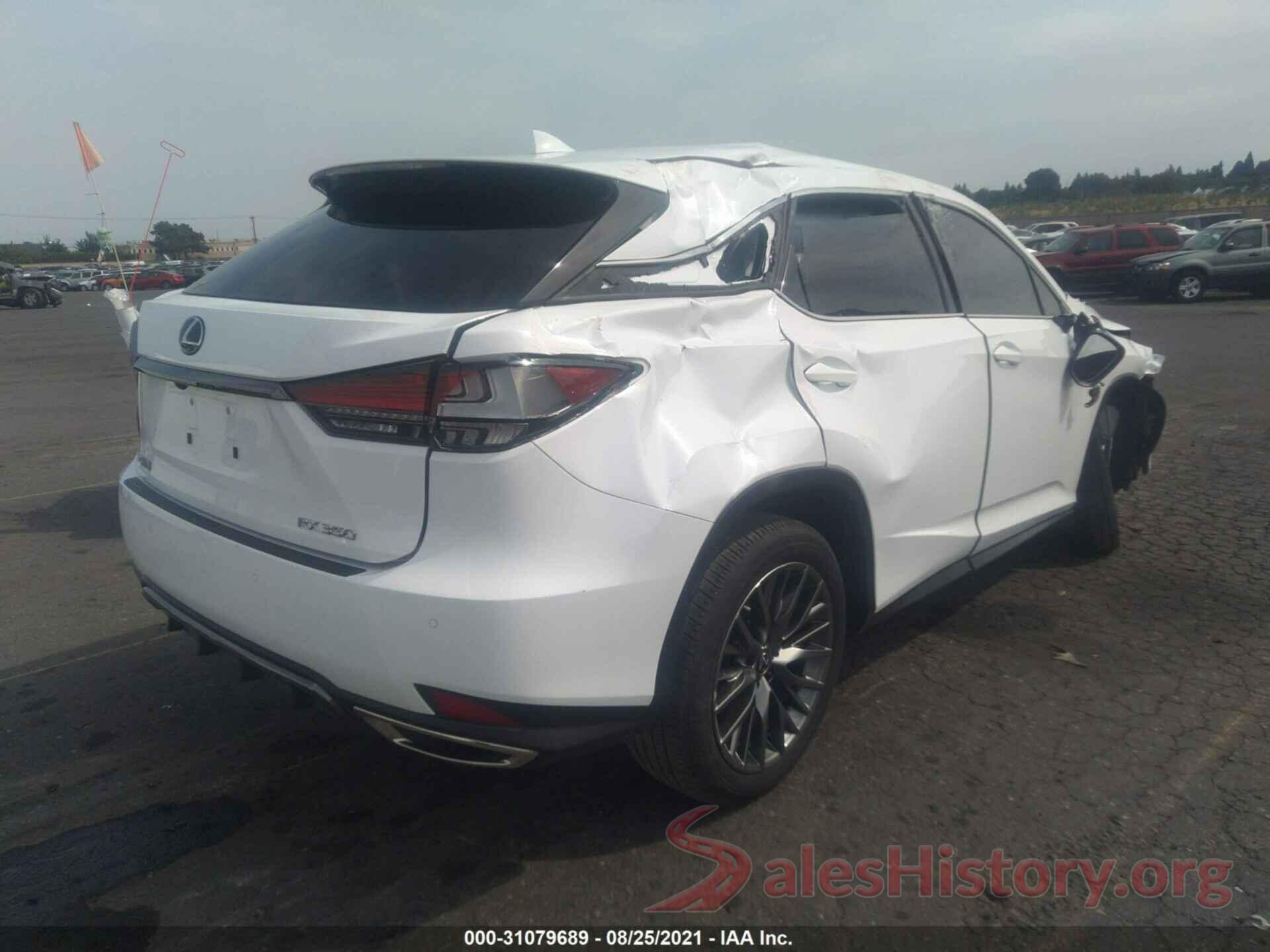 2T2SZMDA1LC223999 2020 LEXUS RX