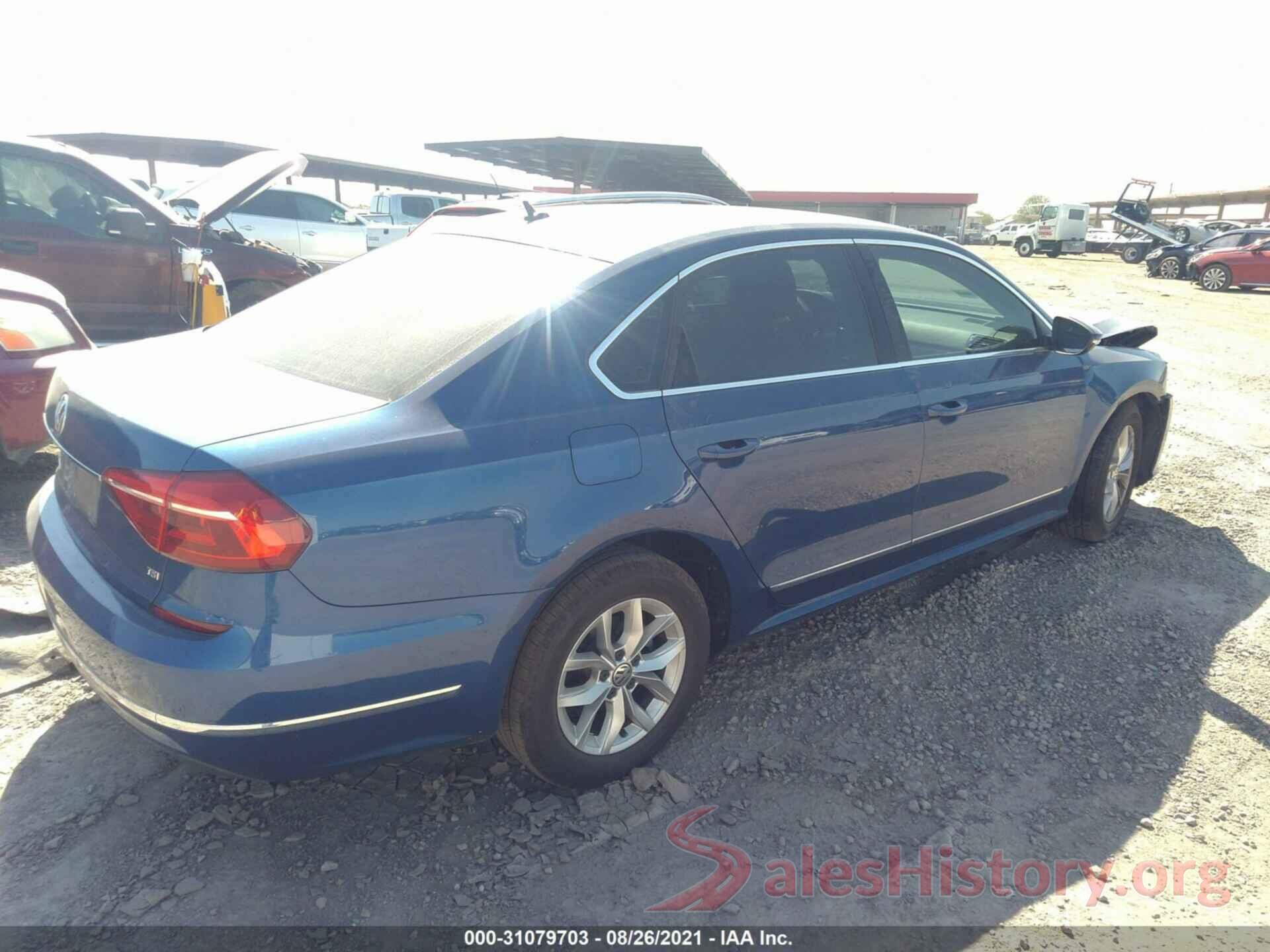 1VWAT7A30GC019537 2016 VOLKSWAGEN PASSAT