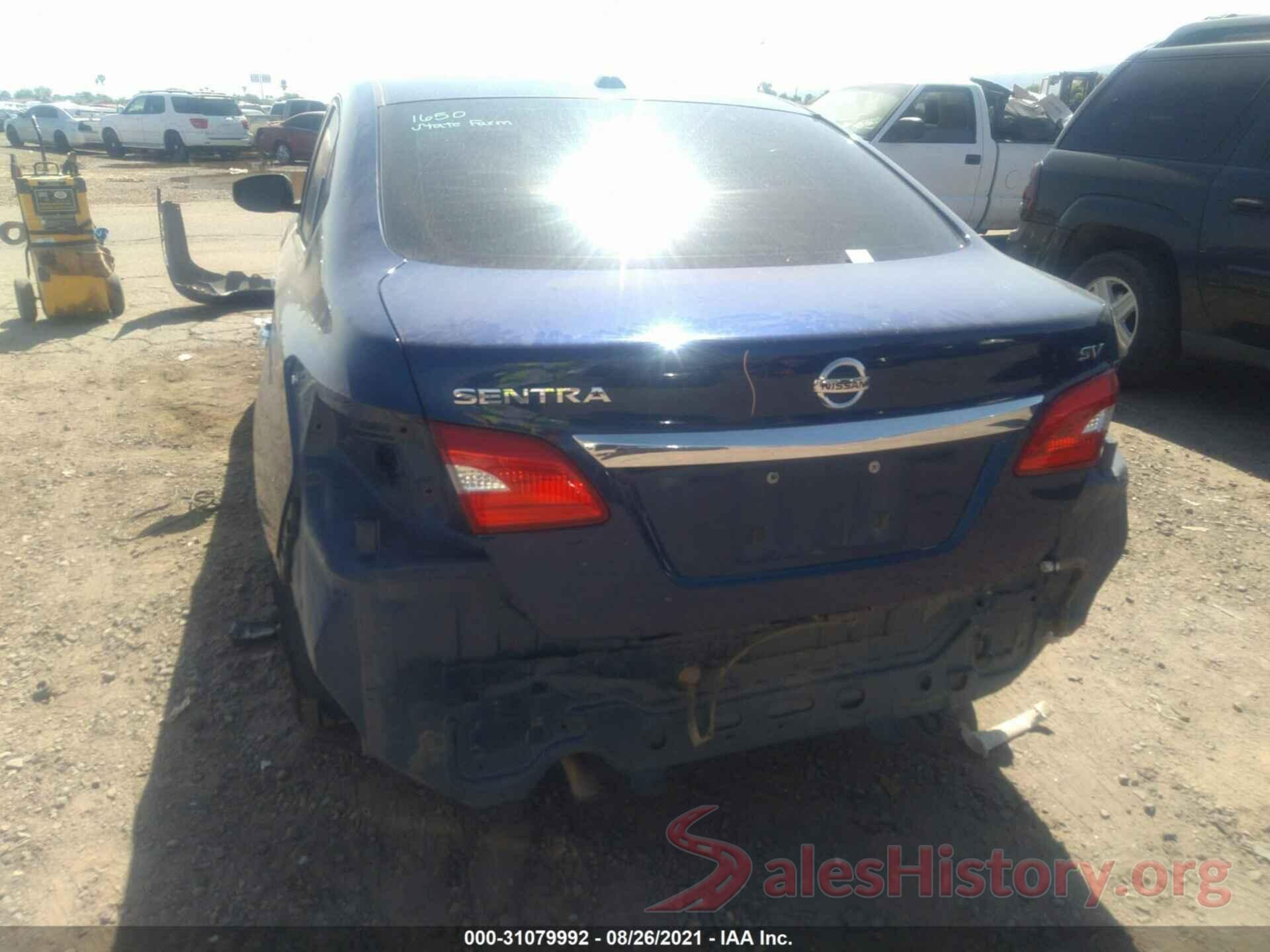 3N1AB7AP8HY267135 2017 NISSAN SENTRA