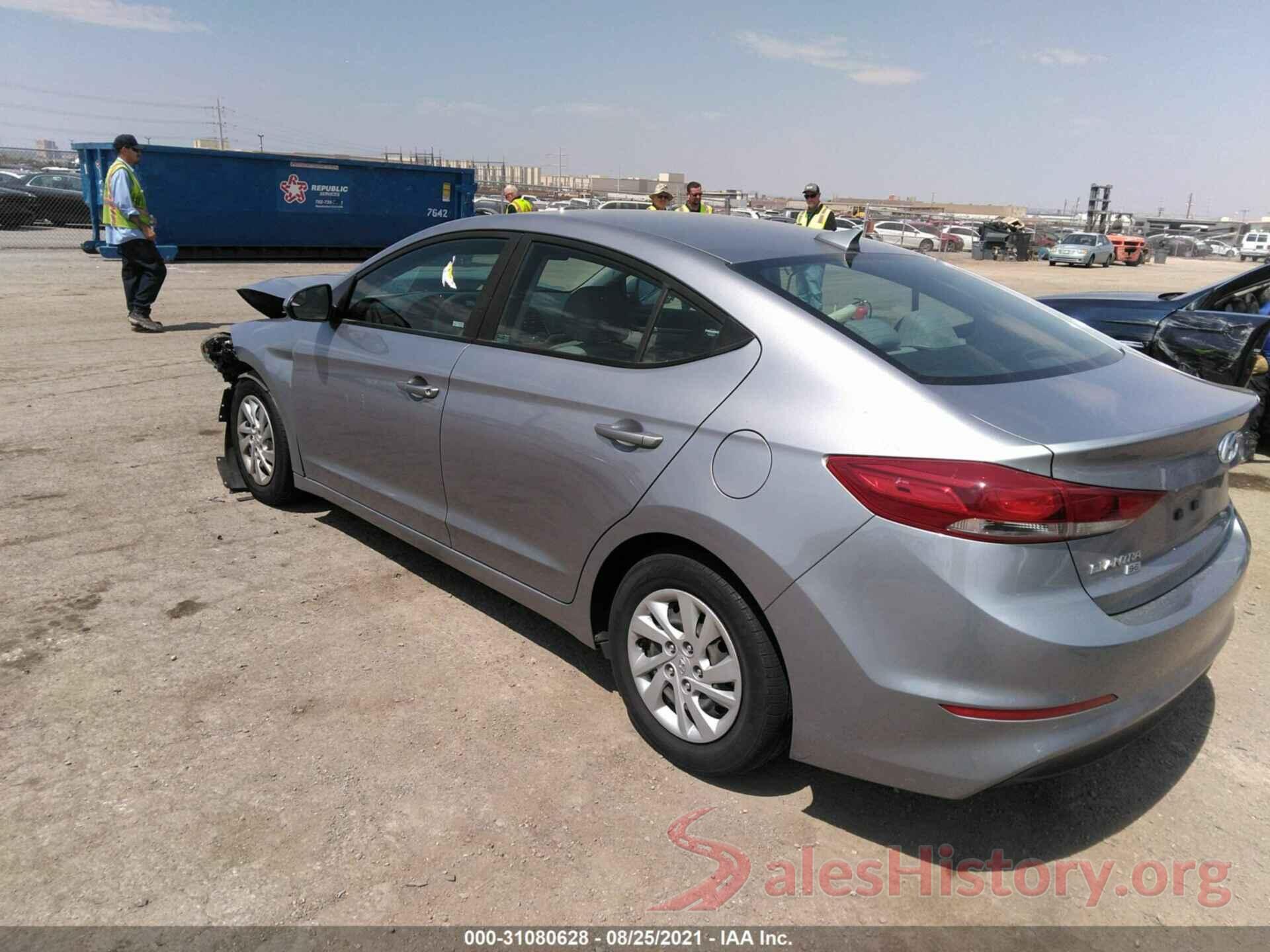 5NPD74LF1HH092688 2017 HYUNDAI ELANTRA