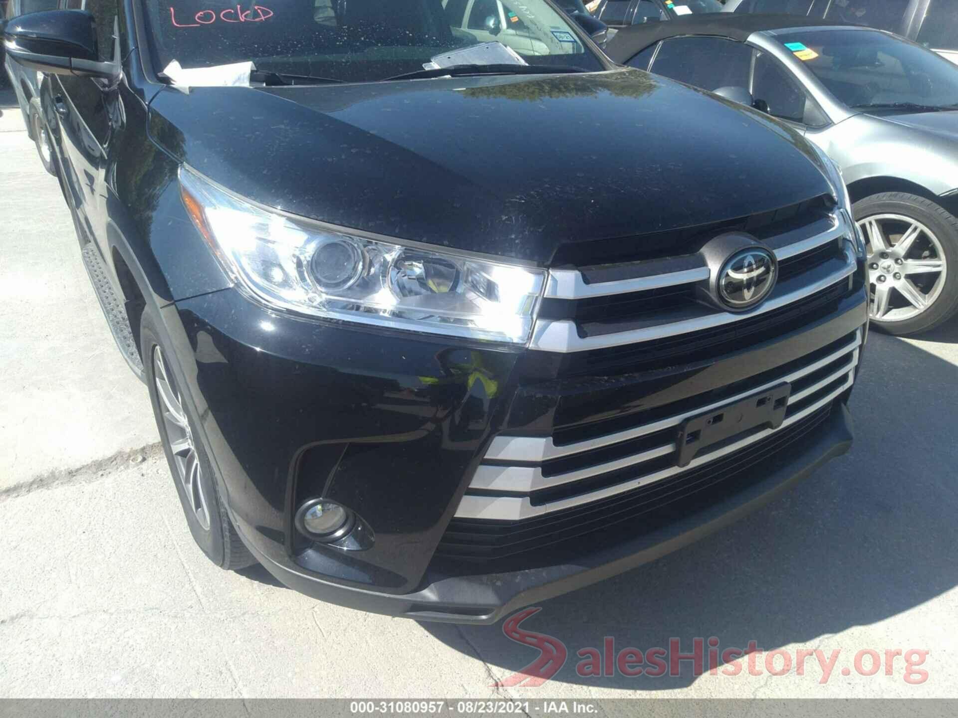 5TDKZRFH0KS560763 2019 TOYOTA HIGHLANDER