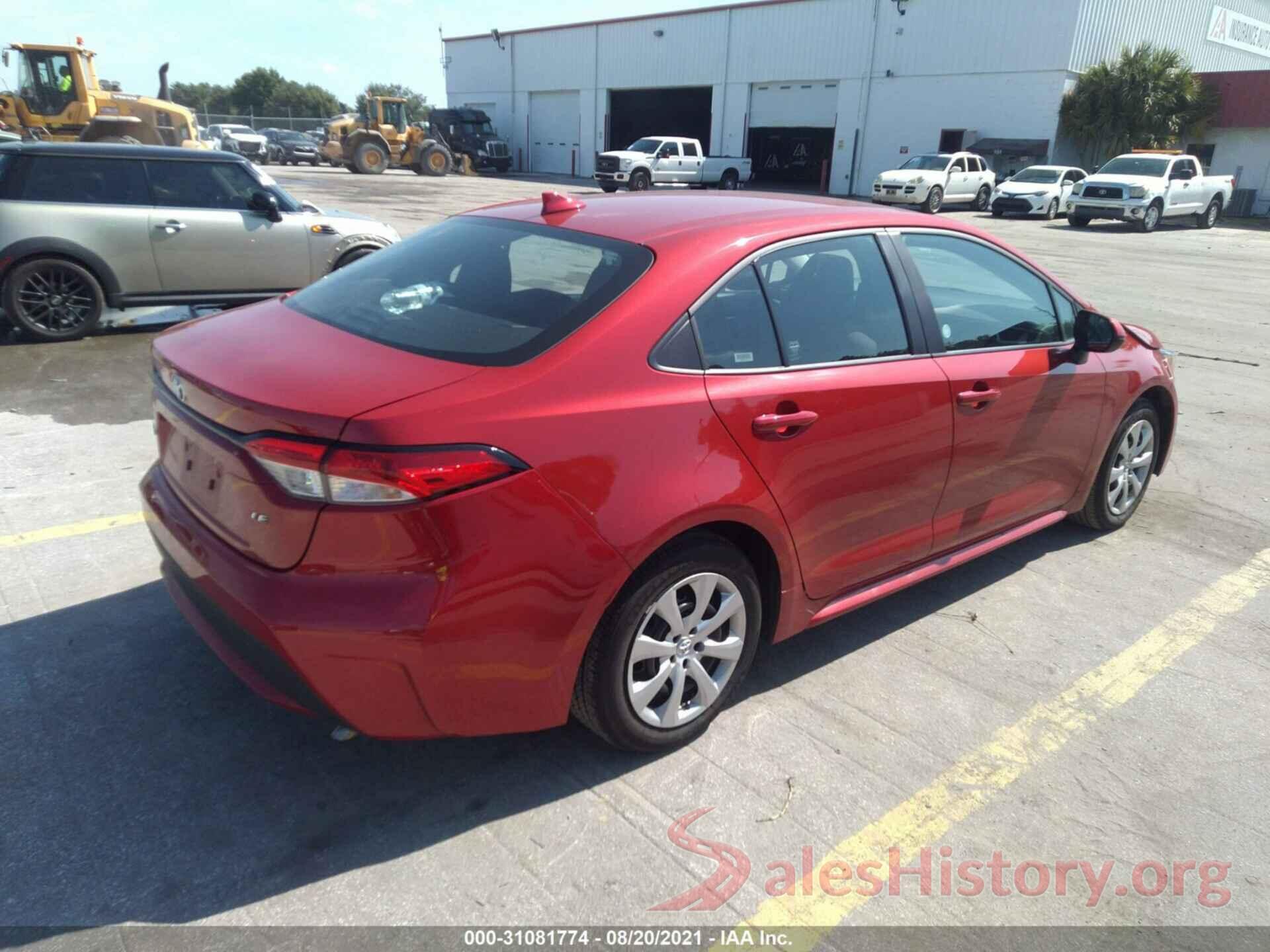 5YFEPMAEXMP216825 2021 TOYOTA COROLLA