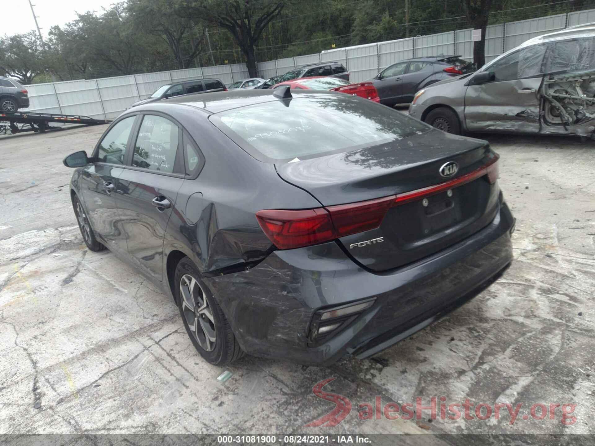 3KPF24AD3LE140987 2020 KIA FORTE