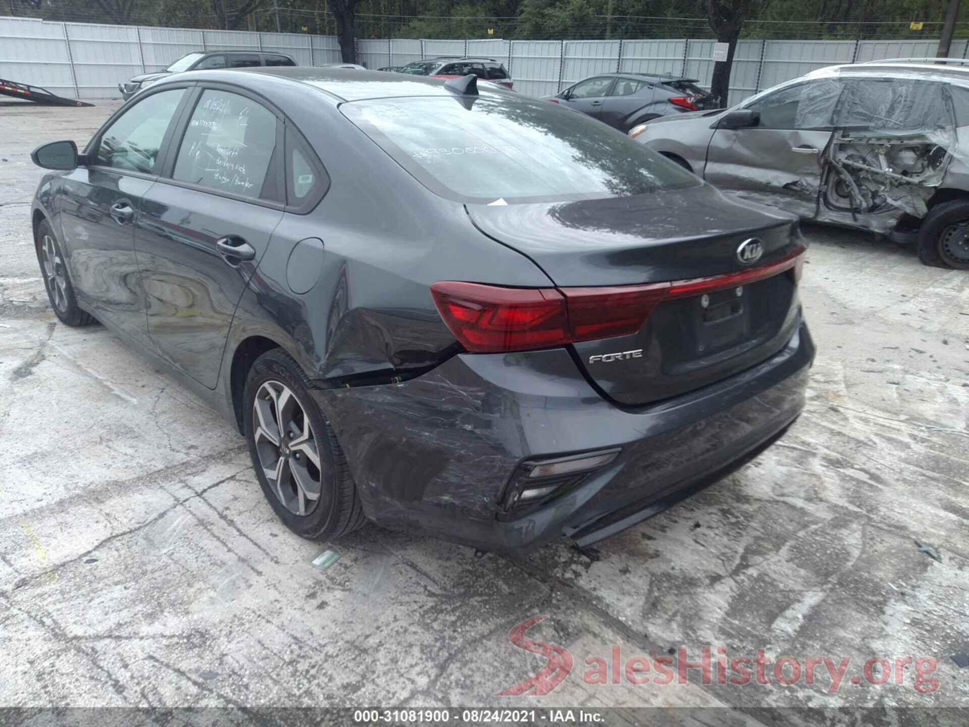 3KPF24AD3LE140987 2020 KIA FORTE