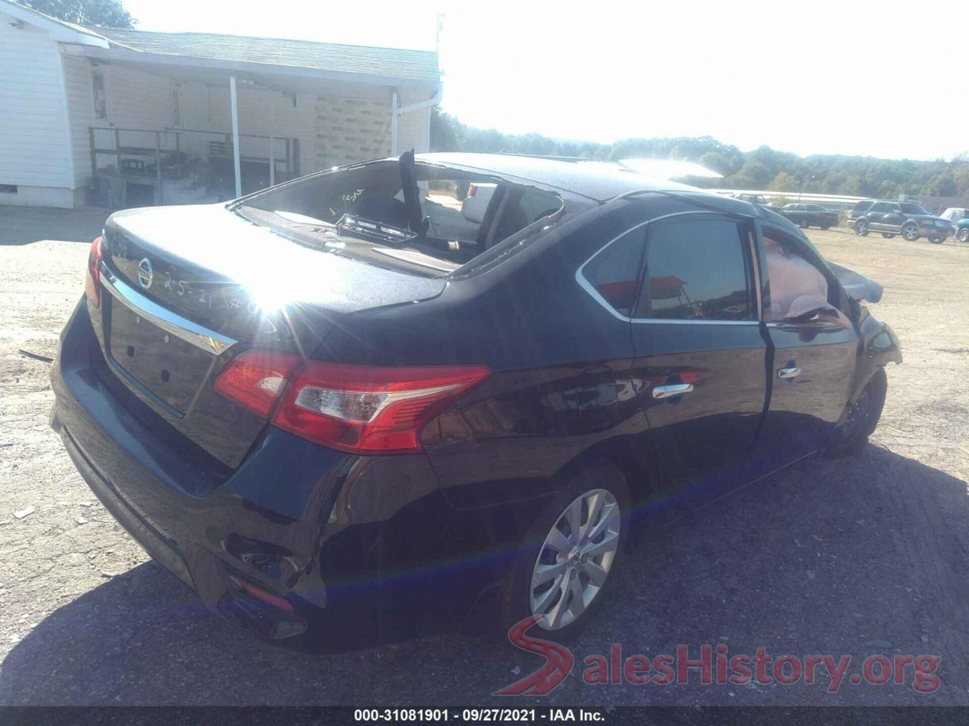 3N1AB7APXKY454268 2019 NISSAN SENTRA