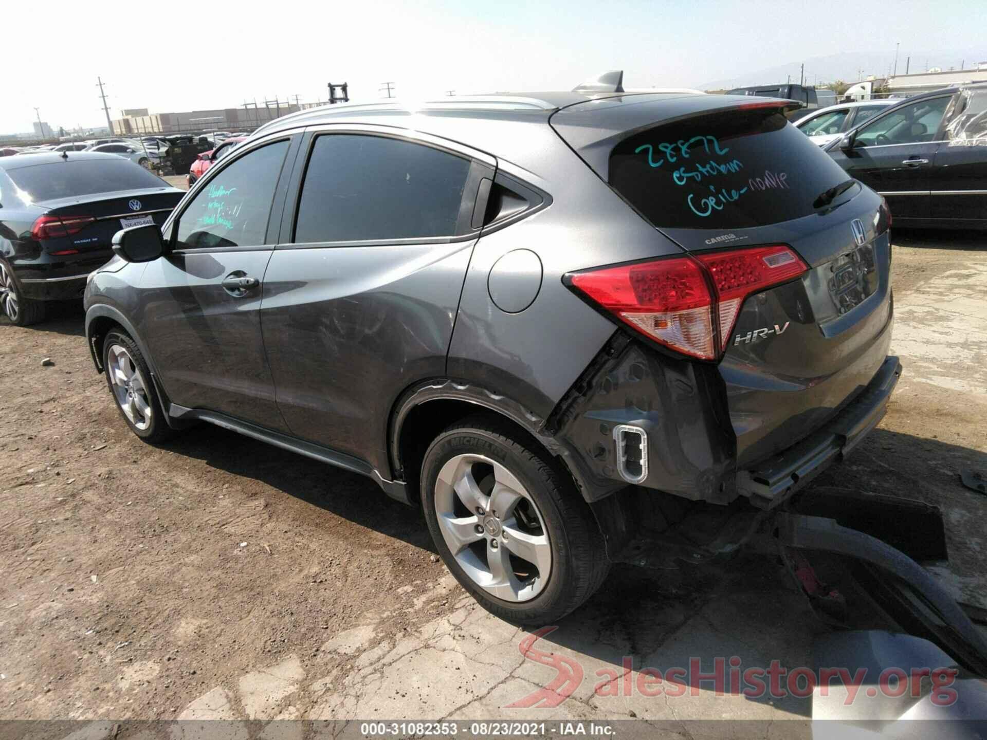 3CZRU5H70GM729837 2016 HONDA HR-V