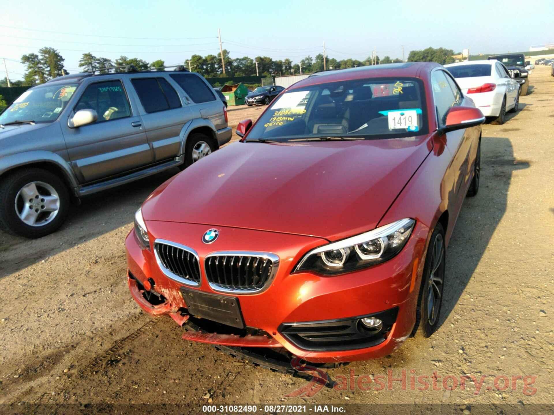 WBA2J3C52KVD49374 2019 BMW 2 SERIES