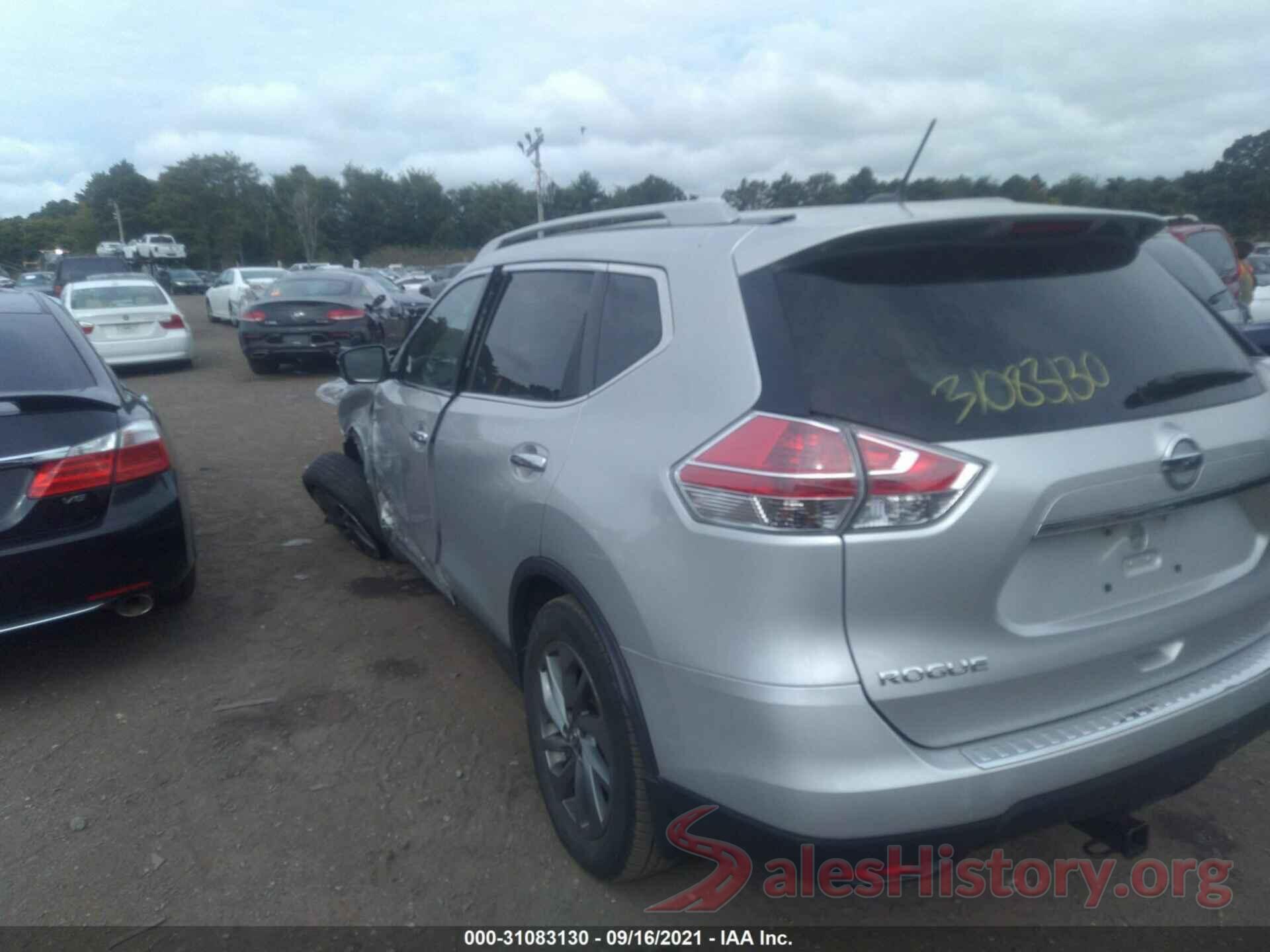 5N1AT2MV8GC862223 2016 NISSAN ROGUE