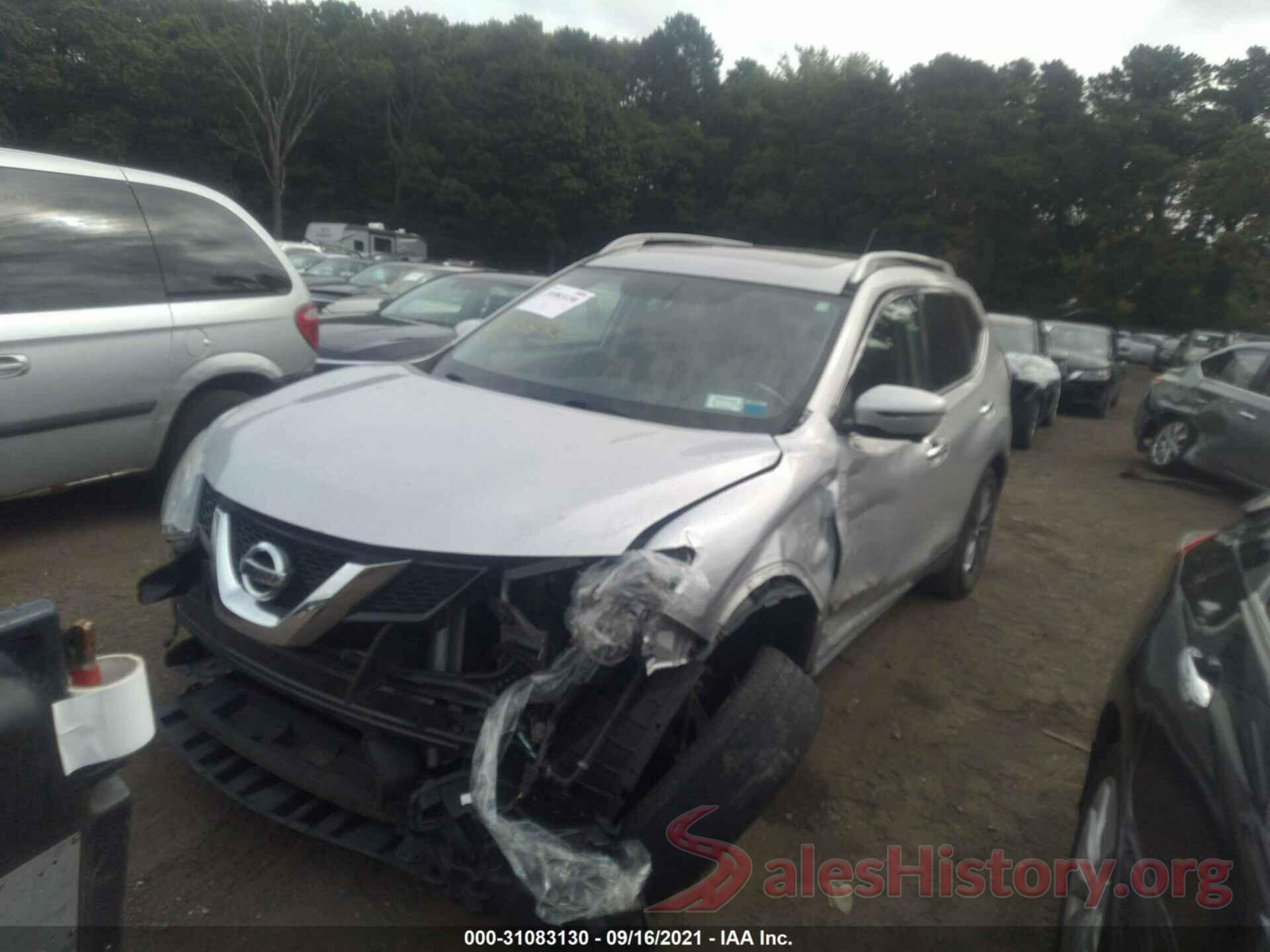 5N1AT2MV8GC862223 2016 NISSAN ROGUE