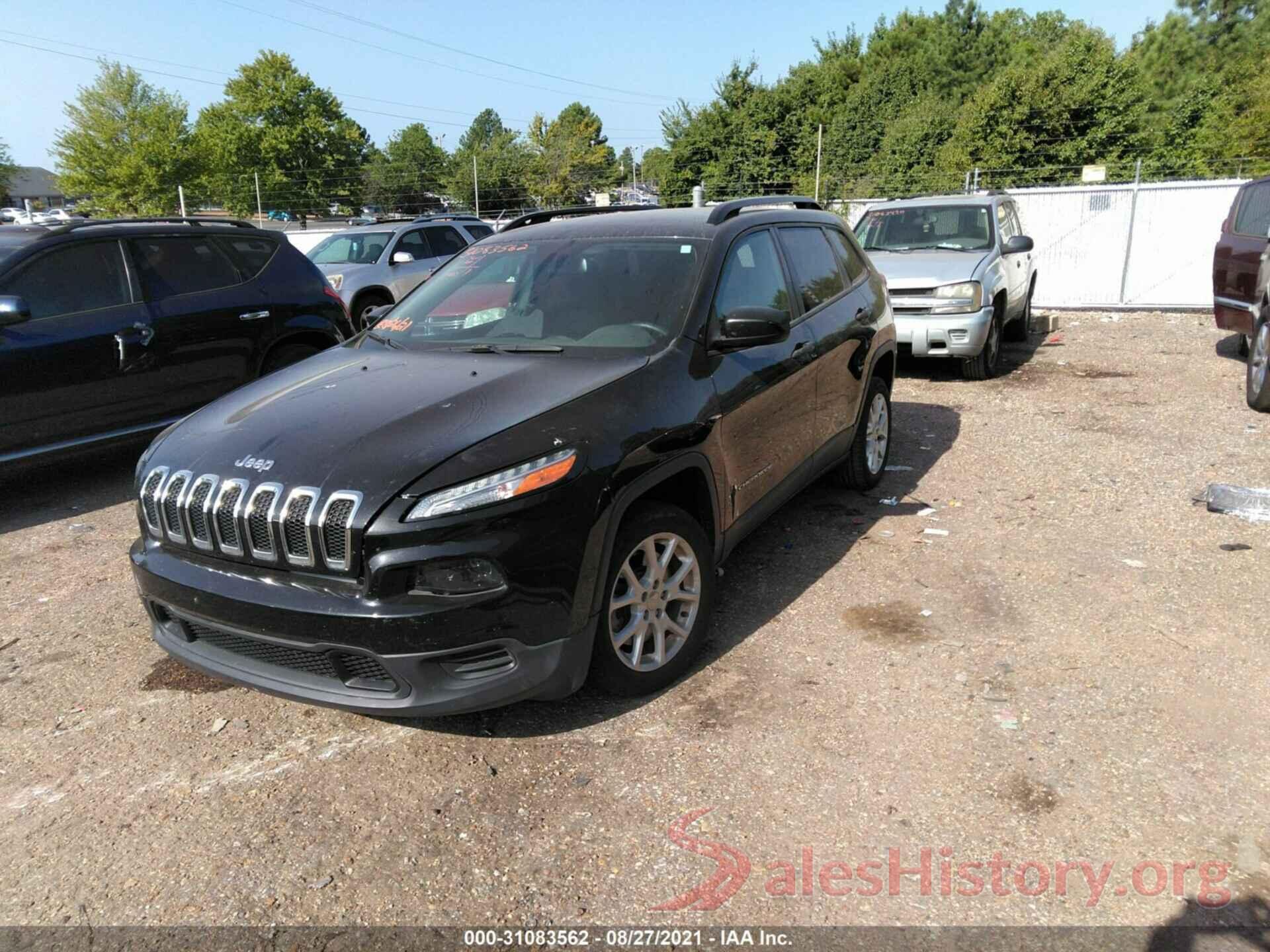 1C4PJLAB9GW346679 2016 JEEP CHEROKEE