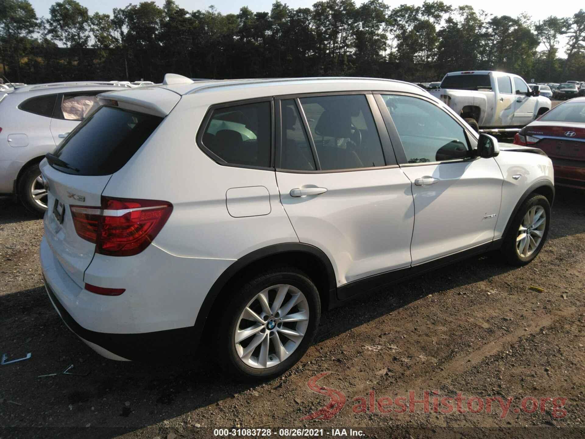 5UXWX9C58G0D73381 2016 BMW X3