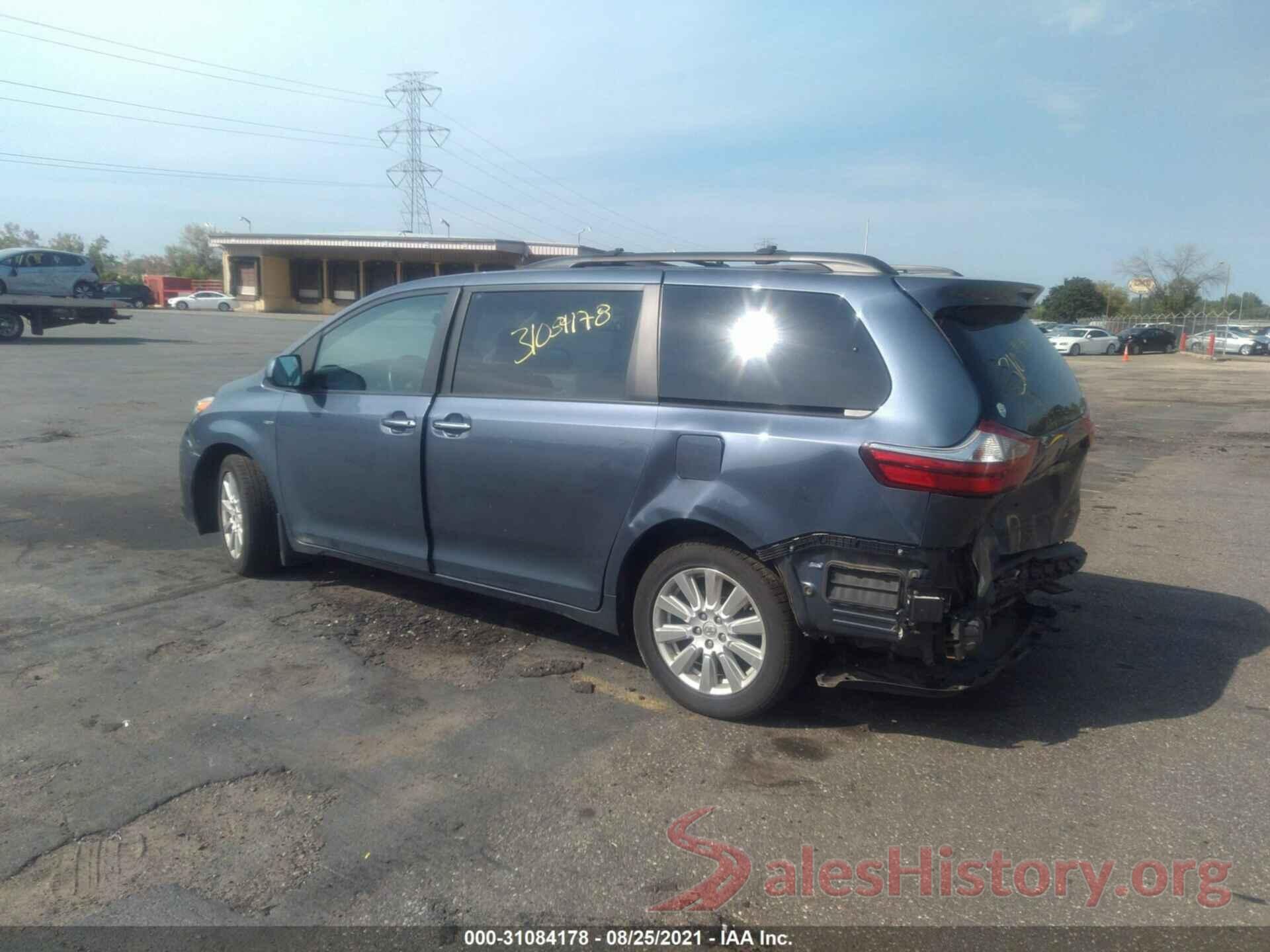 5TDDZ3DC6HS180316 2017 TOYOTA SIENNA