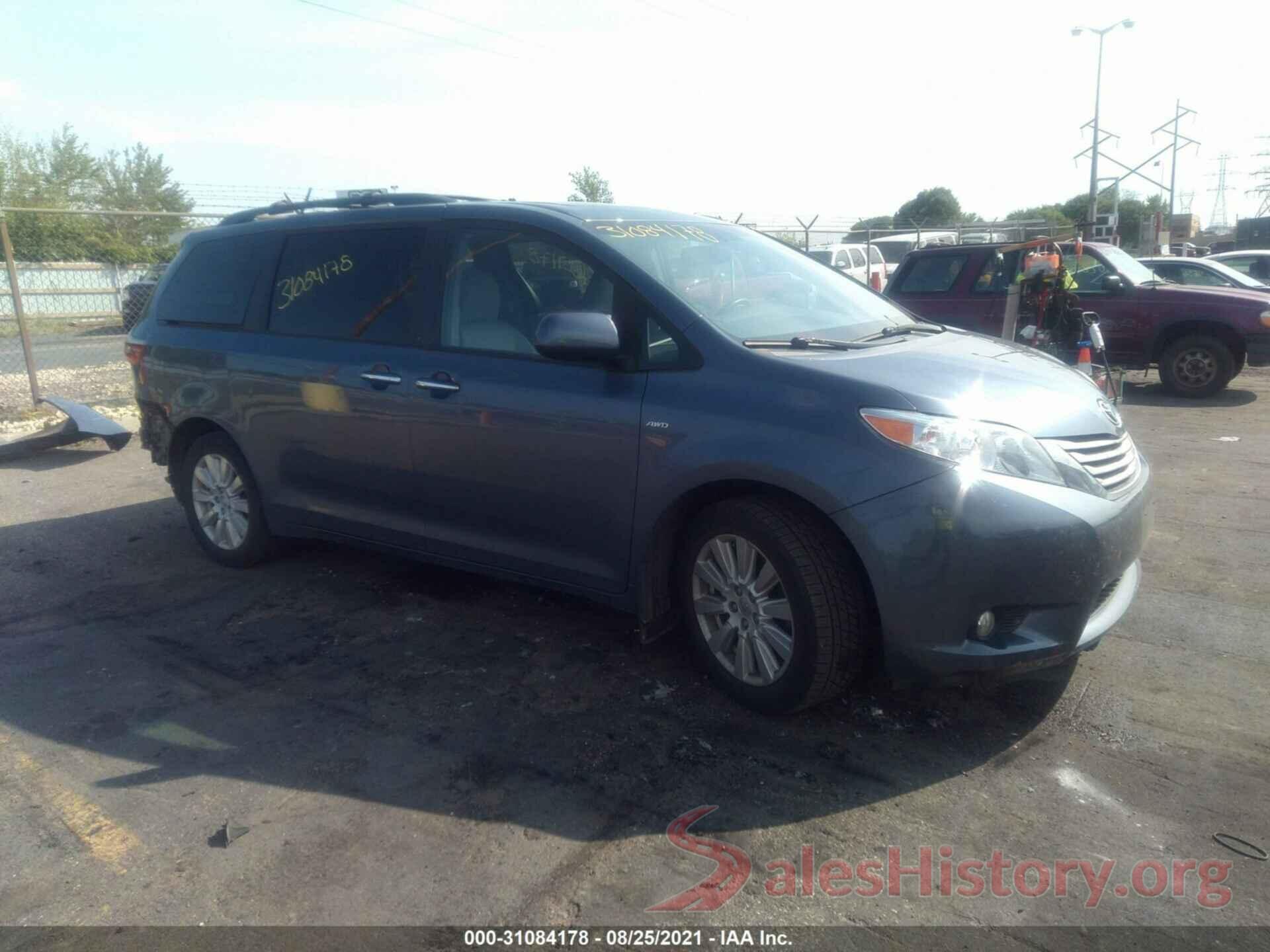 5TDDZ3DC6HS180316 2017 TOYOTA SIENNA