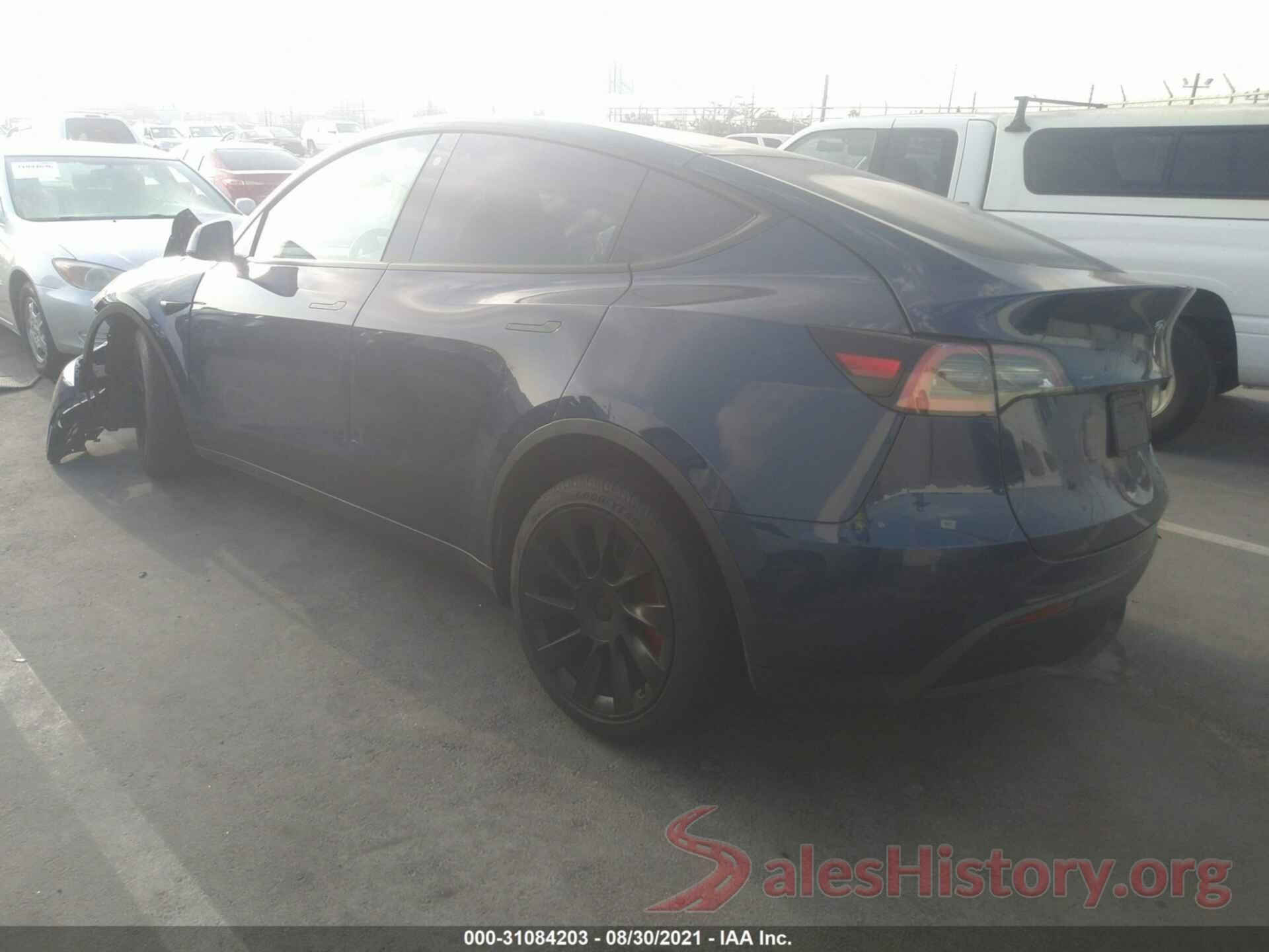 5YJYGDEE9MF070789 2021 TESLA MODEL Y