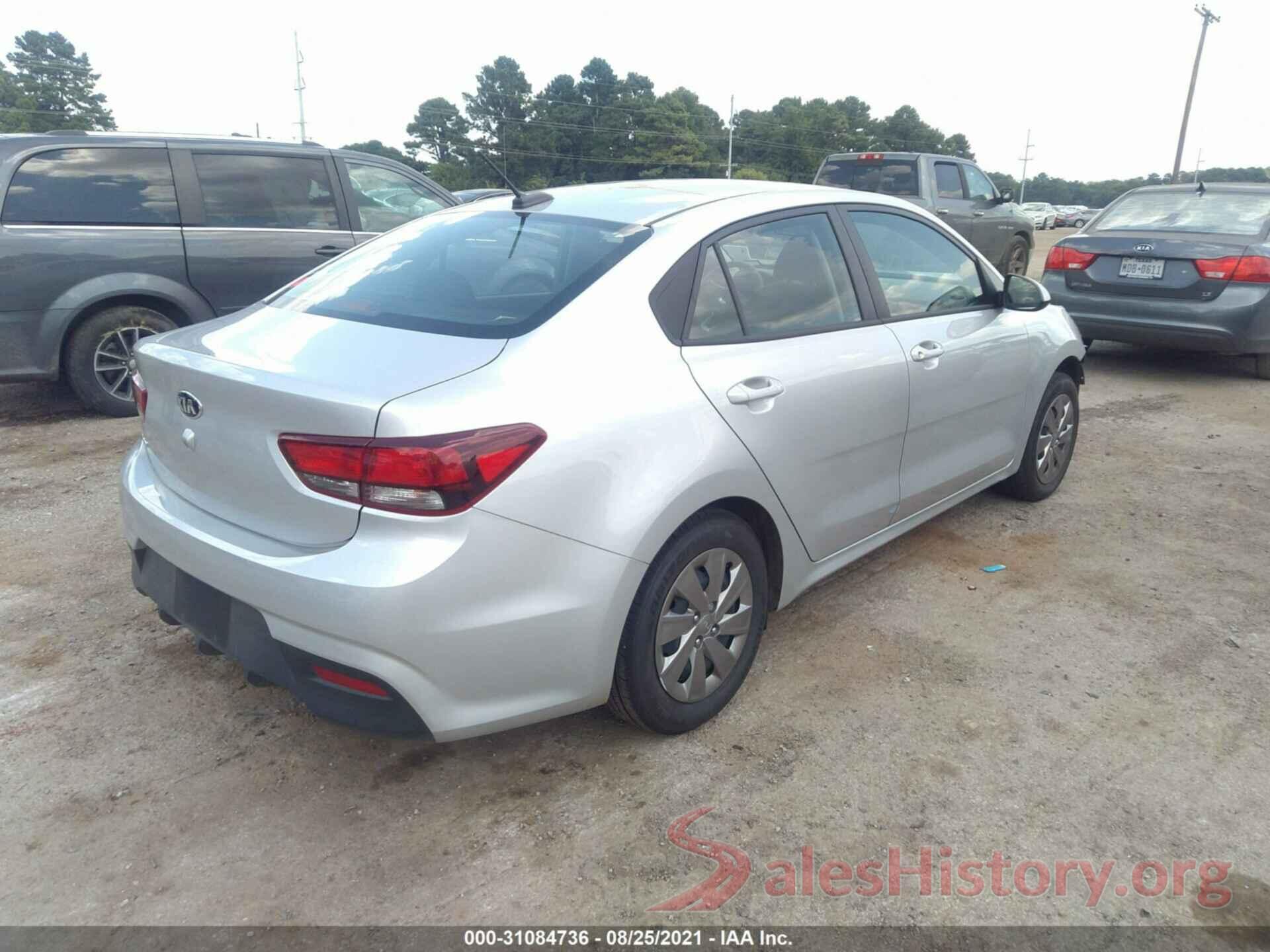 3KPA24AD0LE293918 2020 KIA RIO