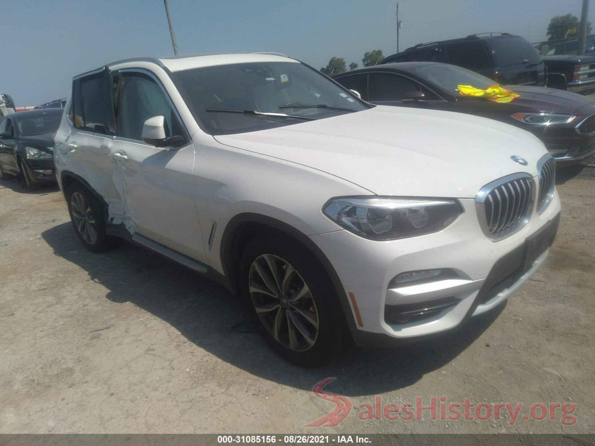 5UXTR7C50KLF31883 2019 BMW X3