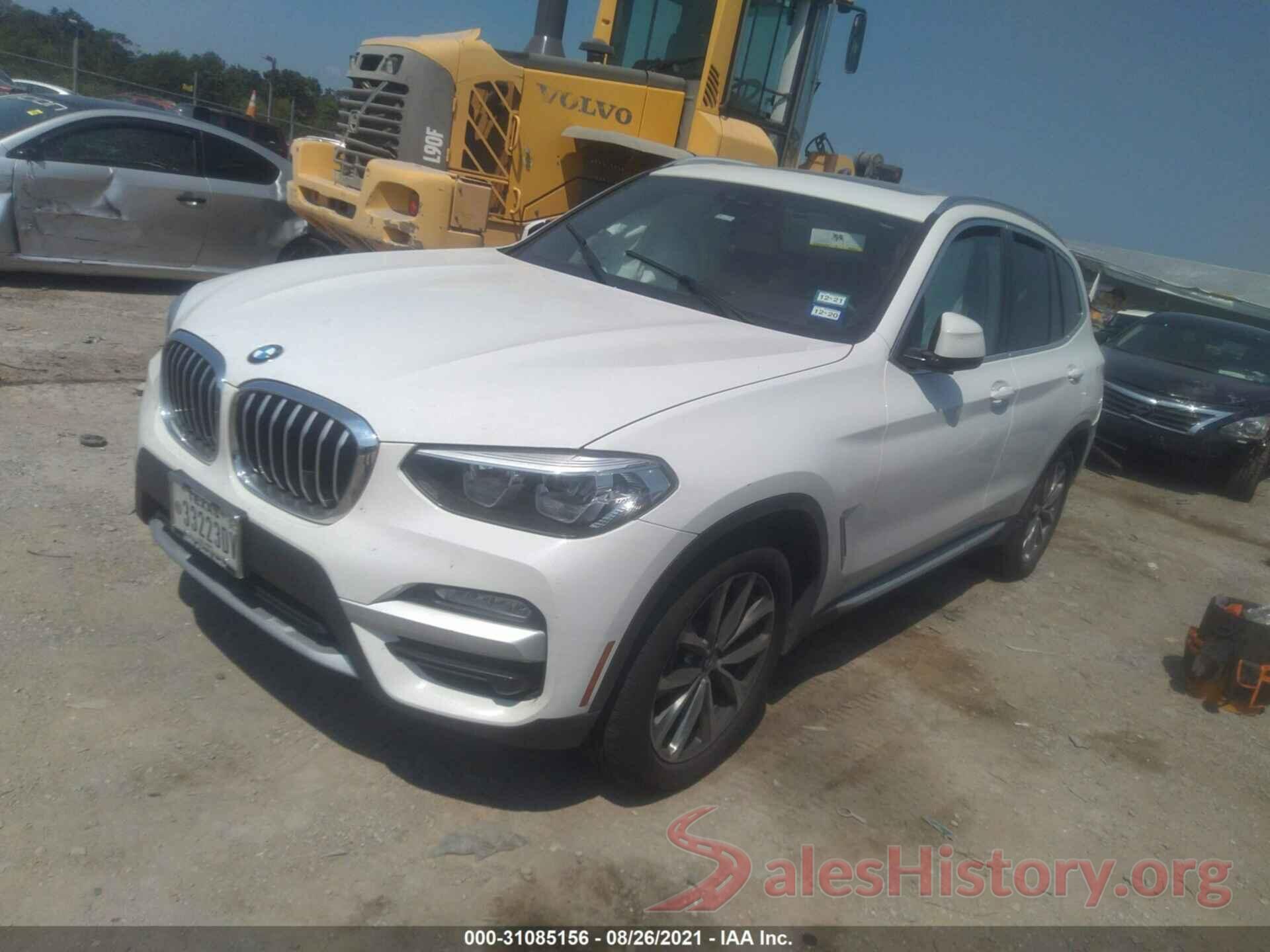 5UXTR7C50KLF31883 2019 BMW X3