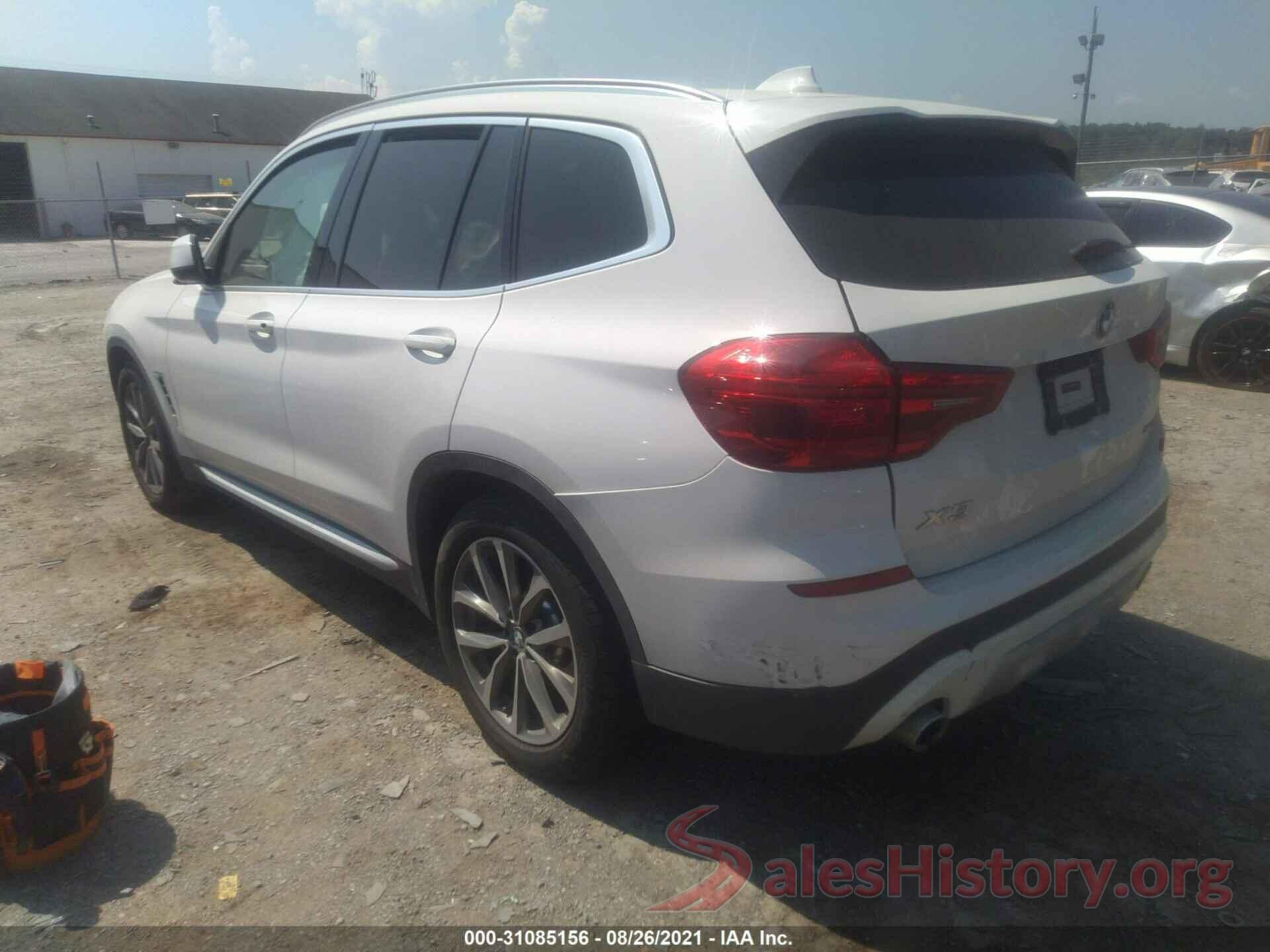 5UXTR7C50KLF31883 2019 BMW X3