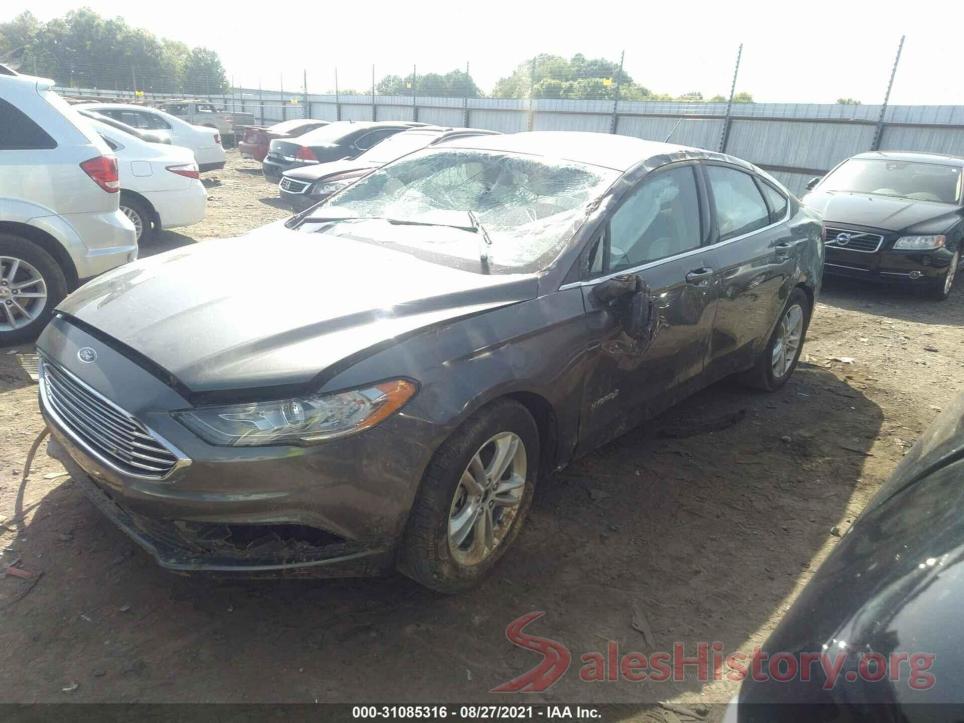 3FA6P0LU8JR157562 2018 FORD FUSION HYBRID