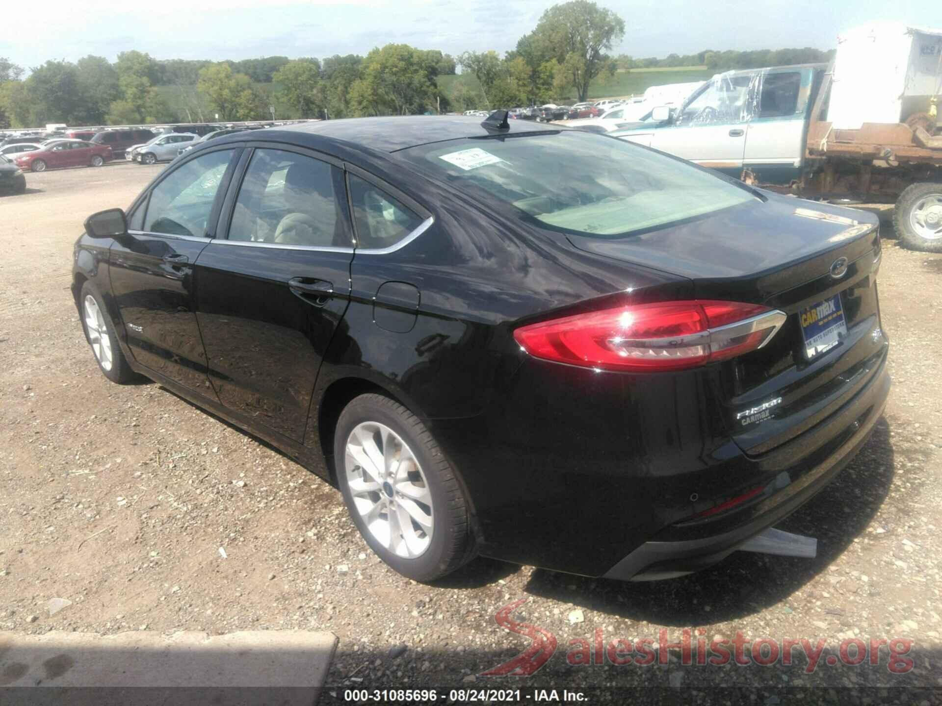 3FA6P0LU6KR185071 2019 FORD FUSION HYBRID