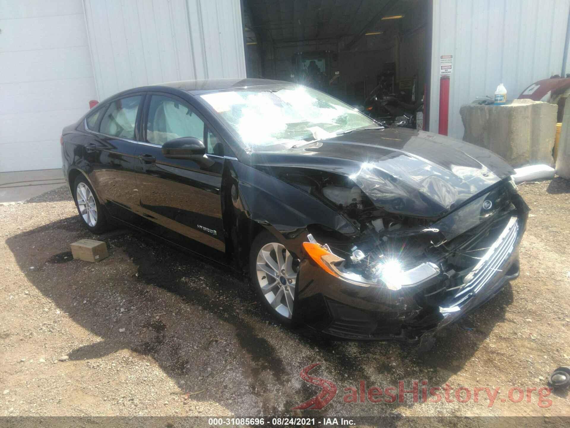 3FA6P0LU6KR185071 2019 FORD FUSION HYBRID