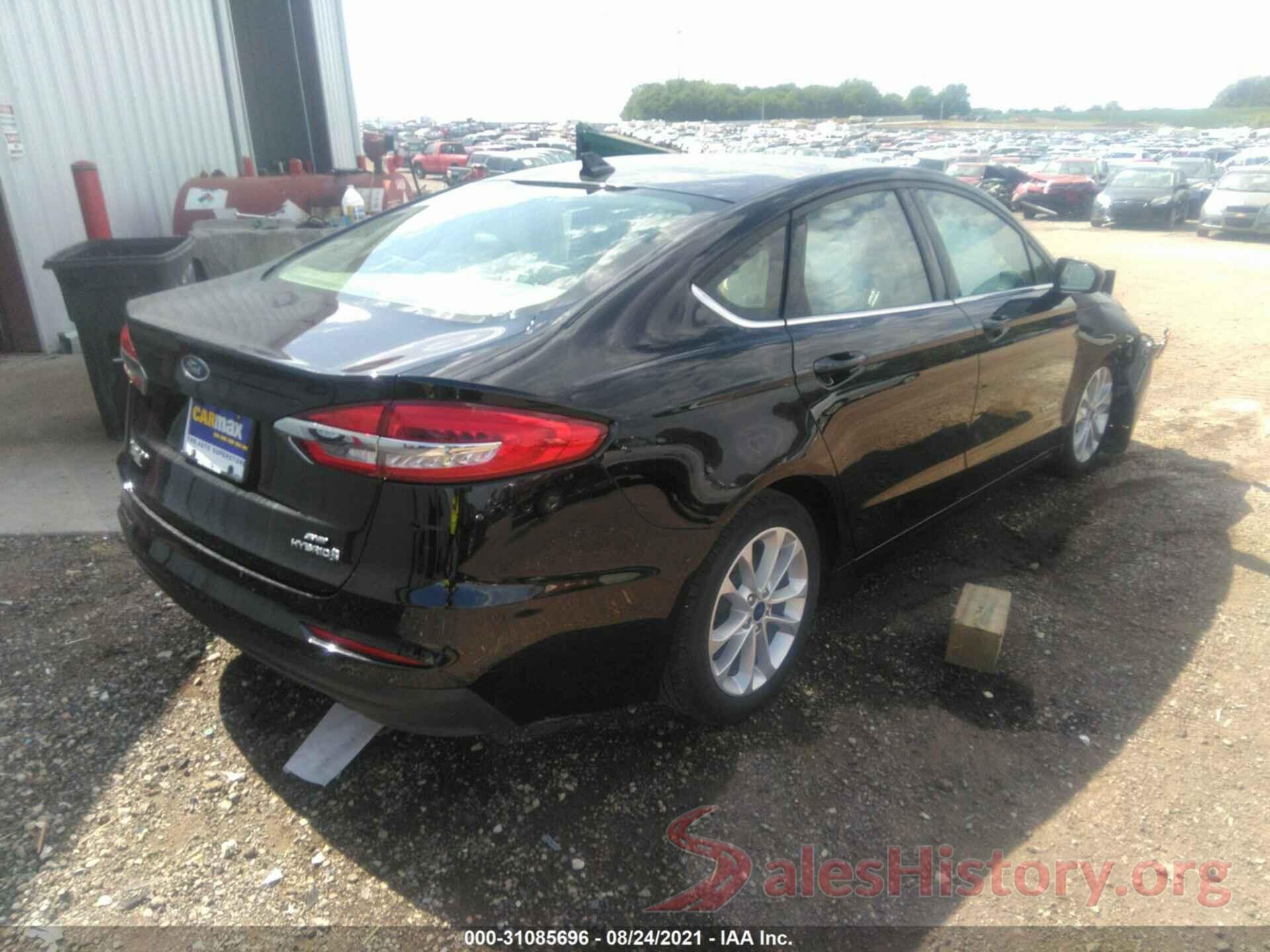 3FA6P0LU6KR185071 2019 FORD FUSION HYBRID