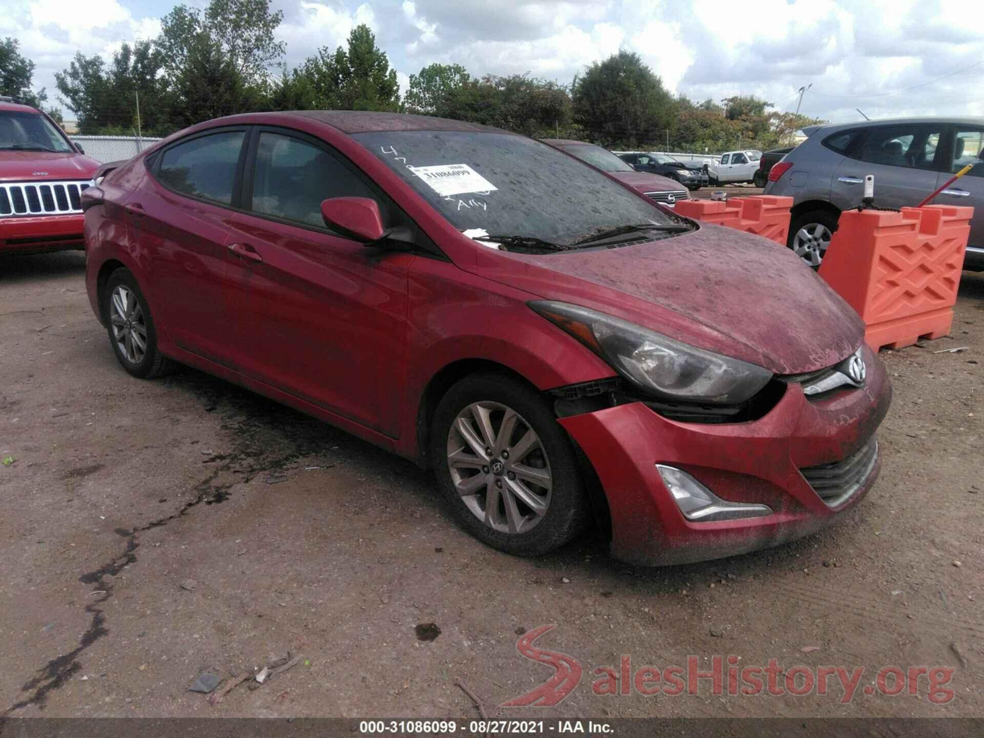 KMHDH4AE3GU479752 2016 HYUNDAI ELANTRA