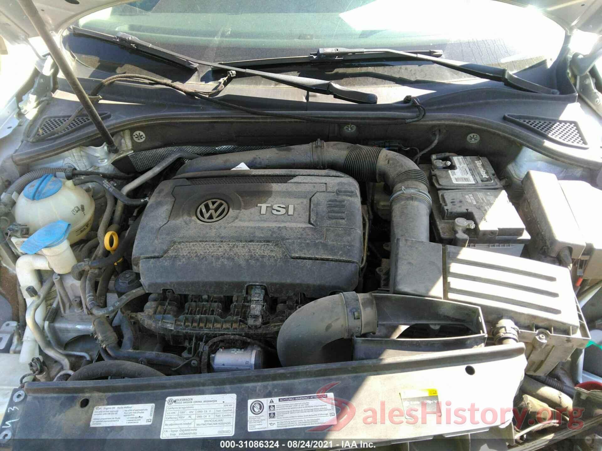 1VWAT7A32GC053950 2016 VOLKSWAGEN PASSAT